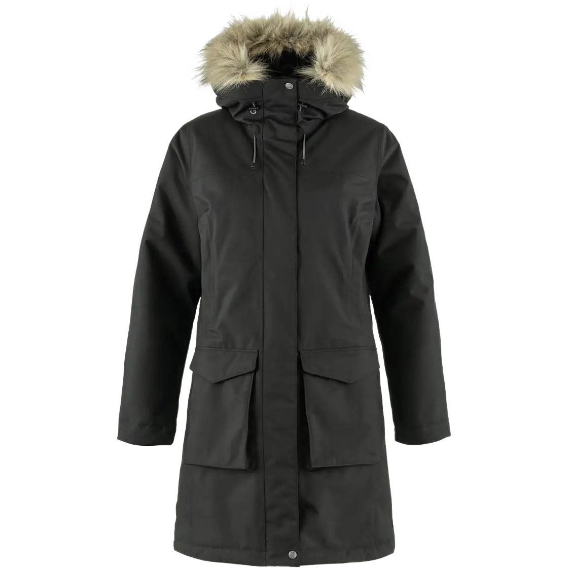Fjällräven Nuuk Lite Parka Women vinterjakke - Black - L - Vinterjakker