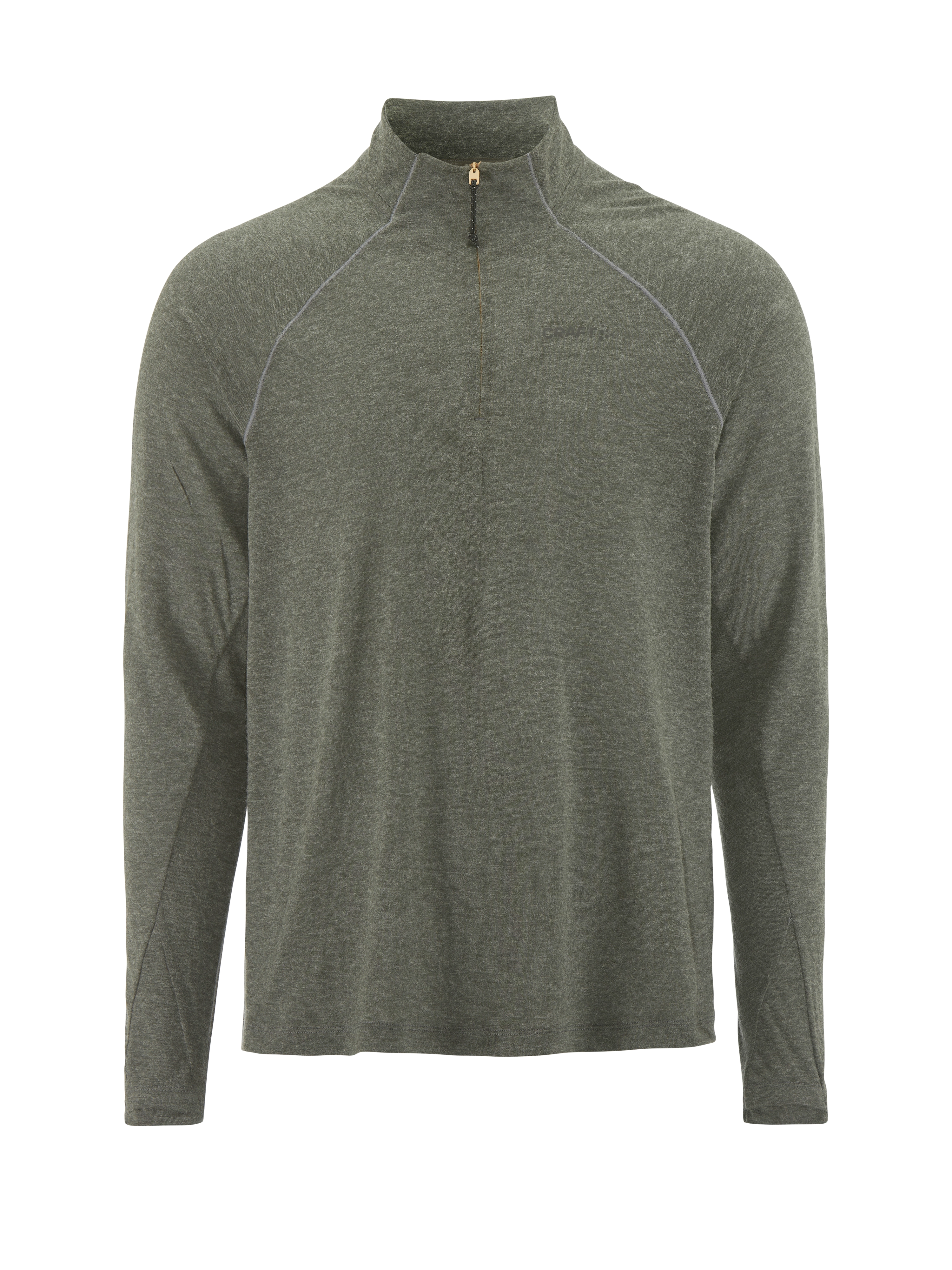 Craft Adv Subz Wool LS Tee 3 Men - Chimera/Melange - M - Uldtrøjer