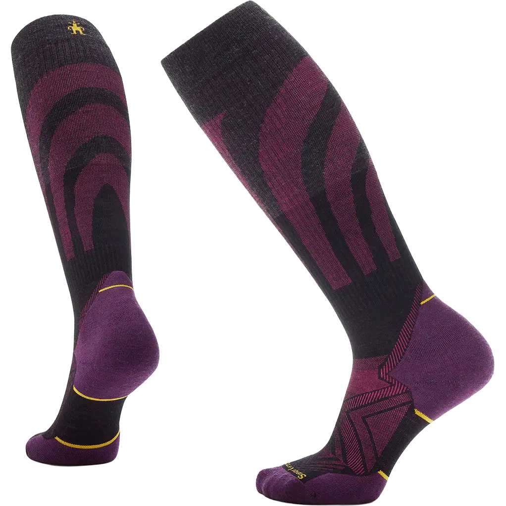 Smartwool Run Targeted Cushion Compression Sock - Black - S/34-37 - Sportssokker