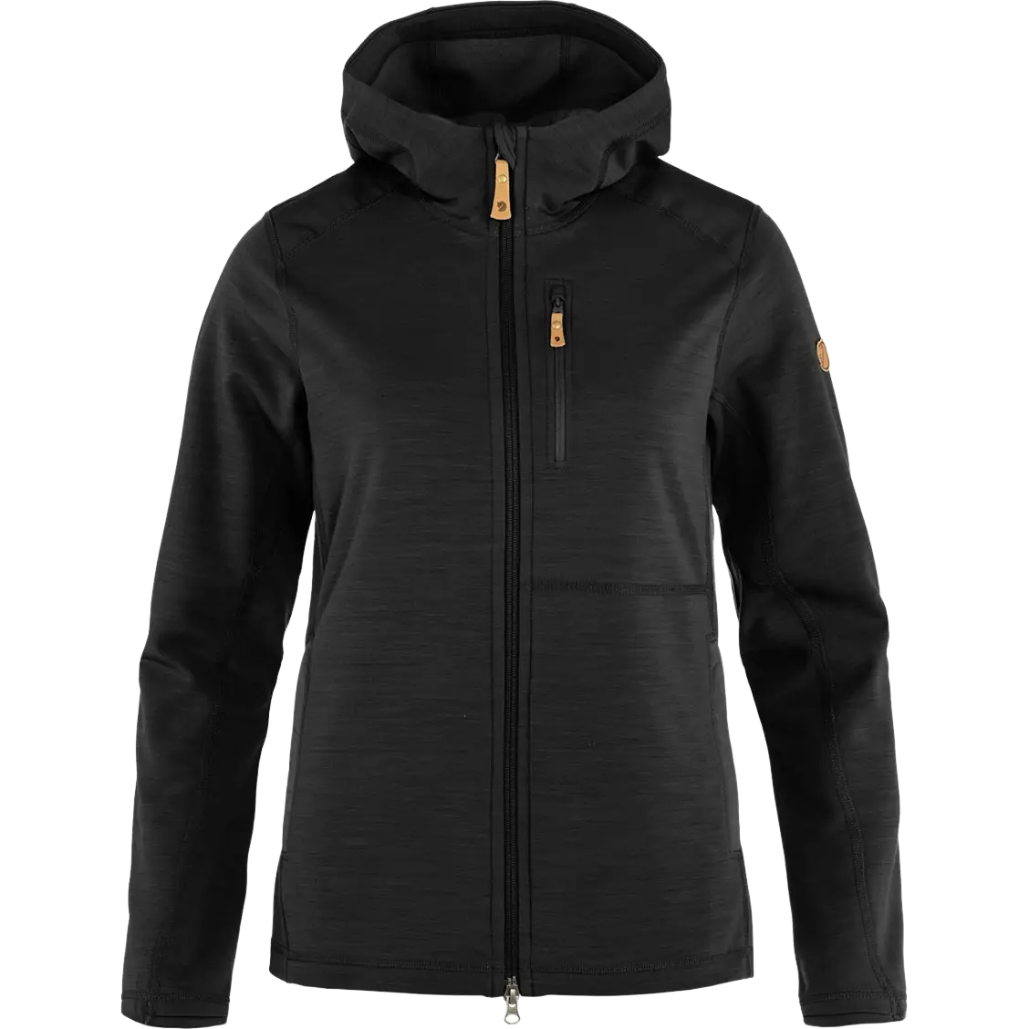 Fjällräven Keb Fleece Hoodie Women damefleece - Black - XS - Fleecetrøjer