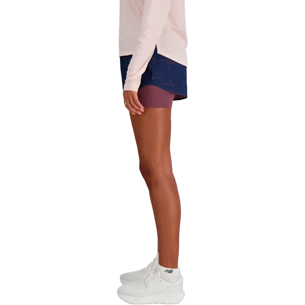 RC Seamless Printed 2 in 1 Short 3'' Women