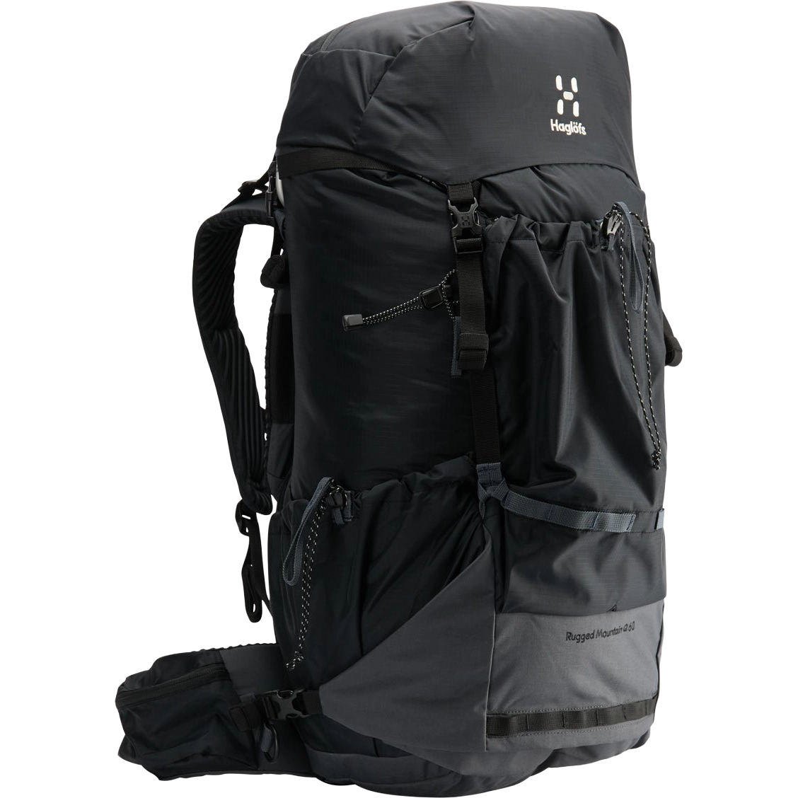 Haglöfs Rugged Mountain Q 60 rygsæk - True Black/Magnetite - One size - Store rygsække