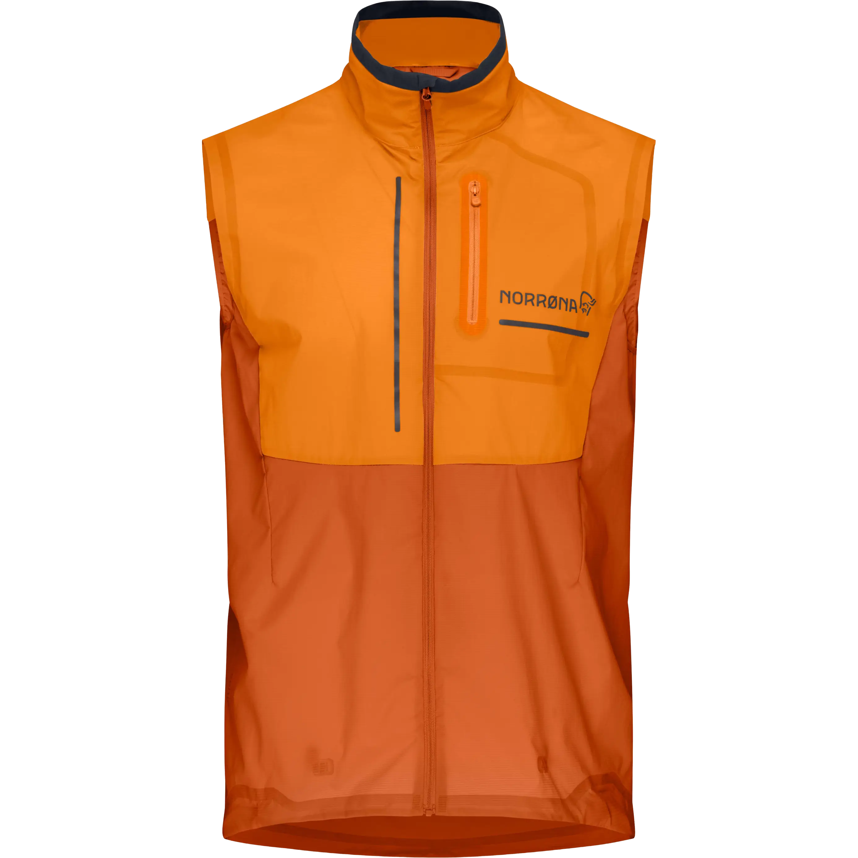 Norrøna Senja Aero90 Vest Men - Exuberance - M - Løbeveste