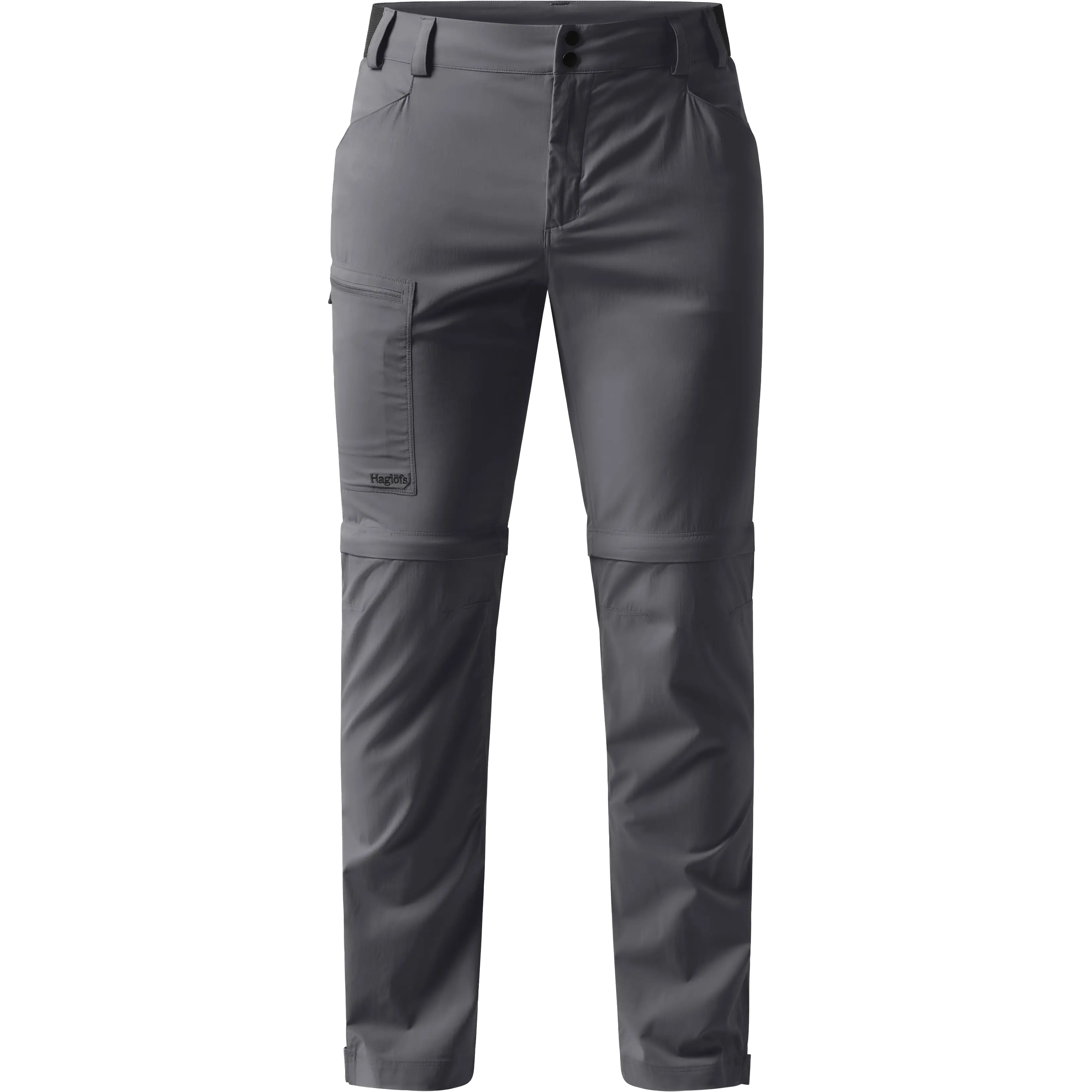 Haglöfs Lite Standard Zip-Off II Pant Men - Magnetite - 52 - Zip-off bukser