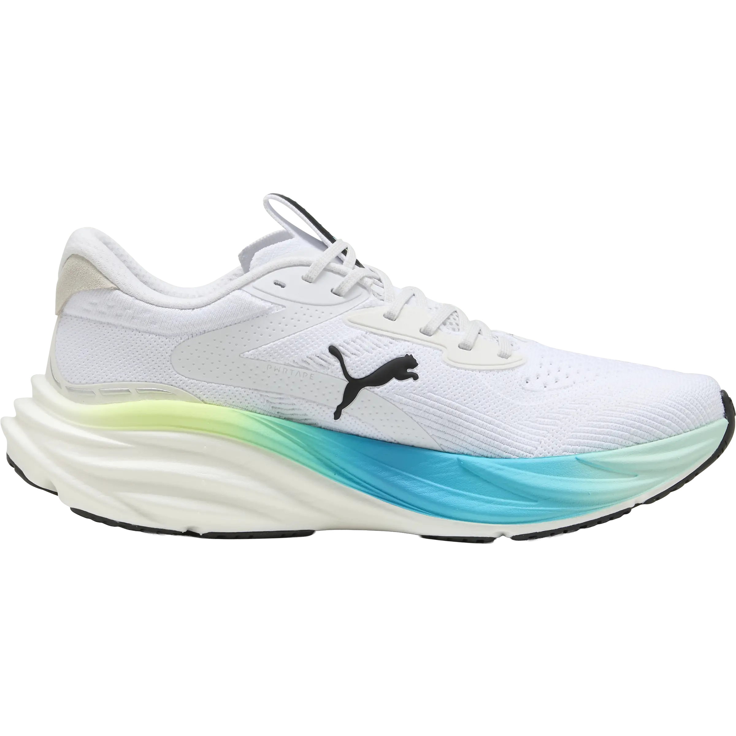 Puma Magnify Nitro 3 Men - PUMA White/Mint Melt - 44 - Løbesko