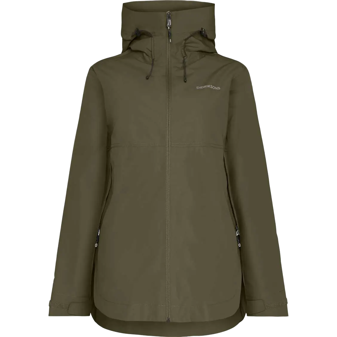 Didriksons Tilde Jacket 4 Women regnjakke - Deep Green - 34 - Regnjakker