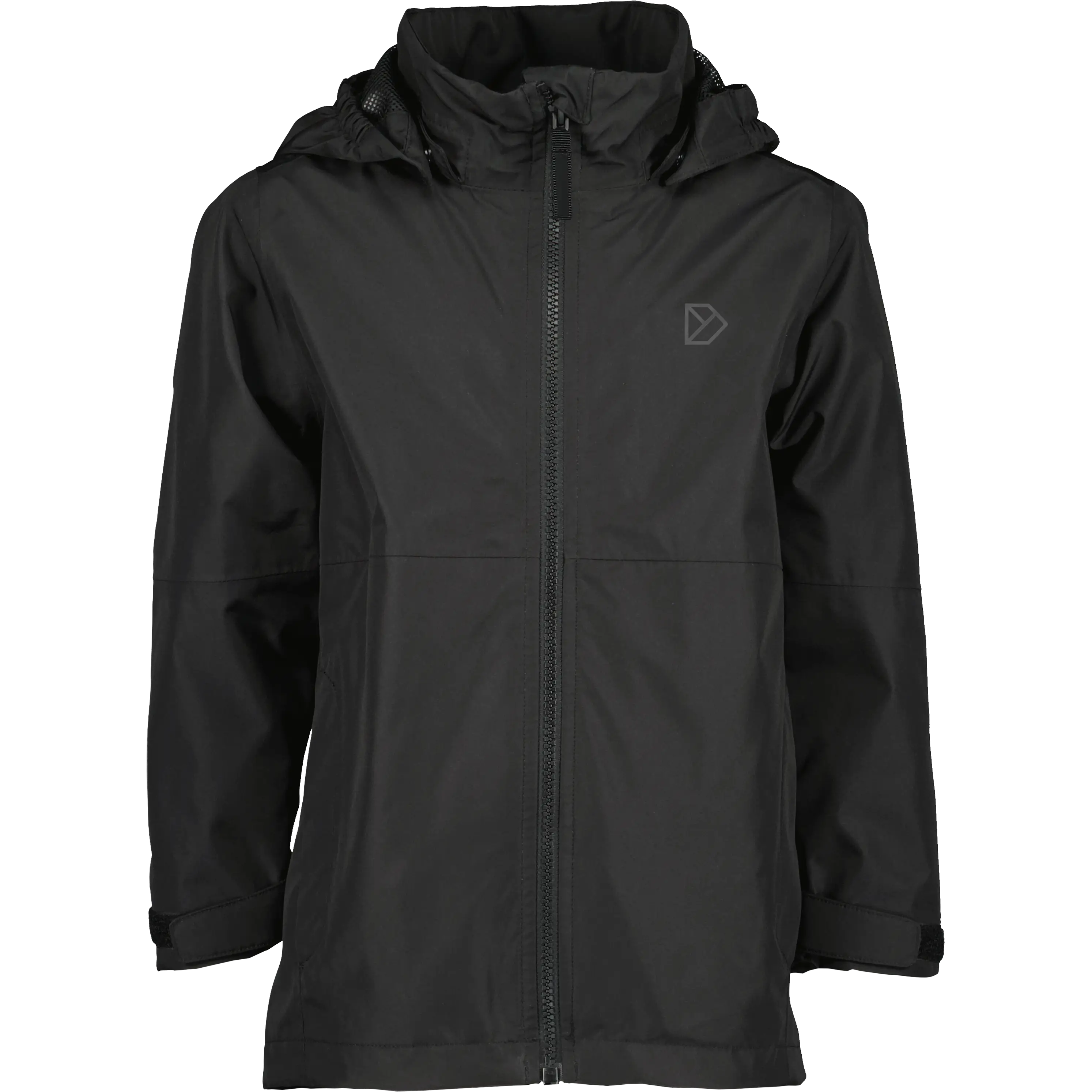 Didriksons Piko Jacket 9 Kids - Black - 150 cm - Regnjakker til børn