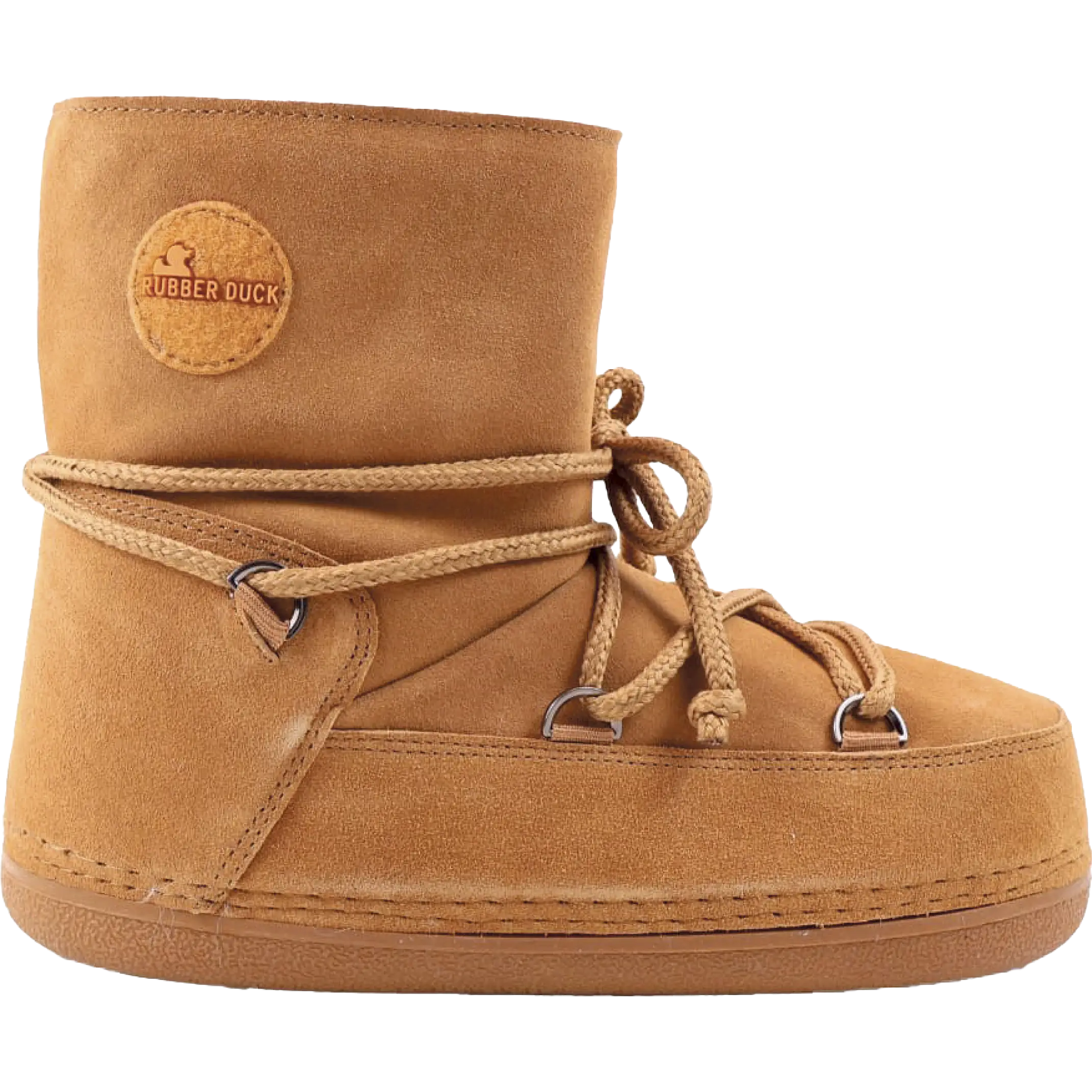 Rubber Duck Bulky Boots Suede Women - Chestnut - 42 - Vinterstøvler