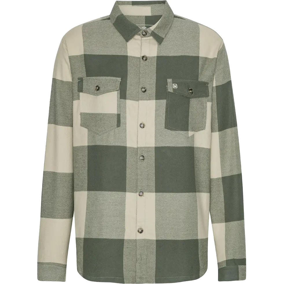 Superstainable Saltsjø Overshirt Men skjorte - Birch - L - Langærmet skjorter