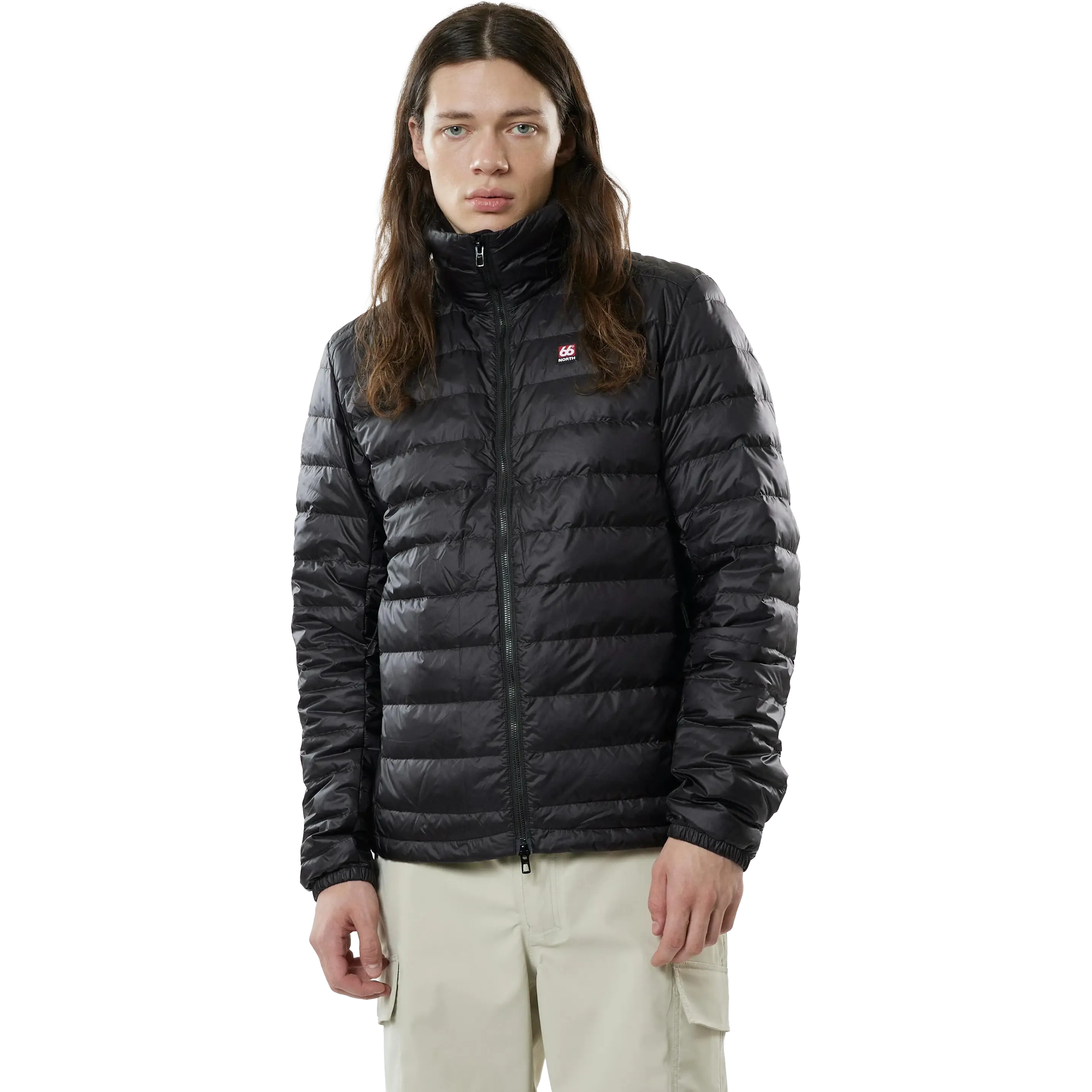 66°North Keilir Down Collar Jacket Men - Black - S - Jakker