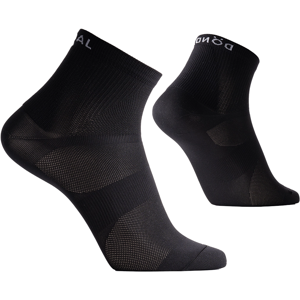 Döndal Run Pace Low Crew løbesokker - Black - 45-47 - Løbestrømper