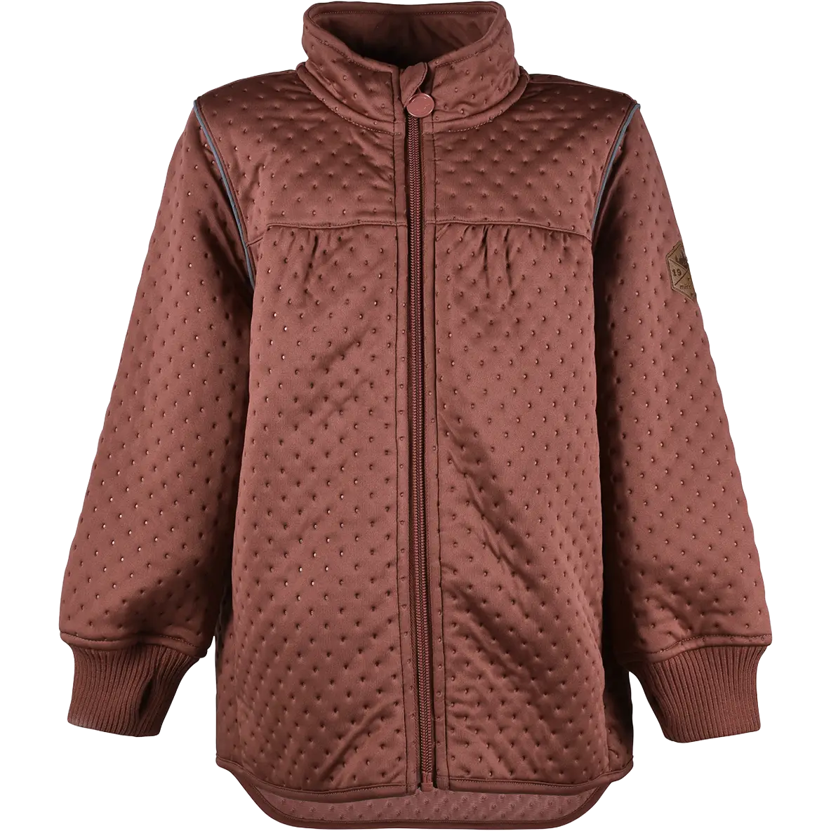 Mikk-Line Soft Thermo Recycled Girl Jacket sommerjakke - Mahogany - 98 - Sommerjakker til børn