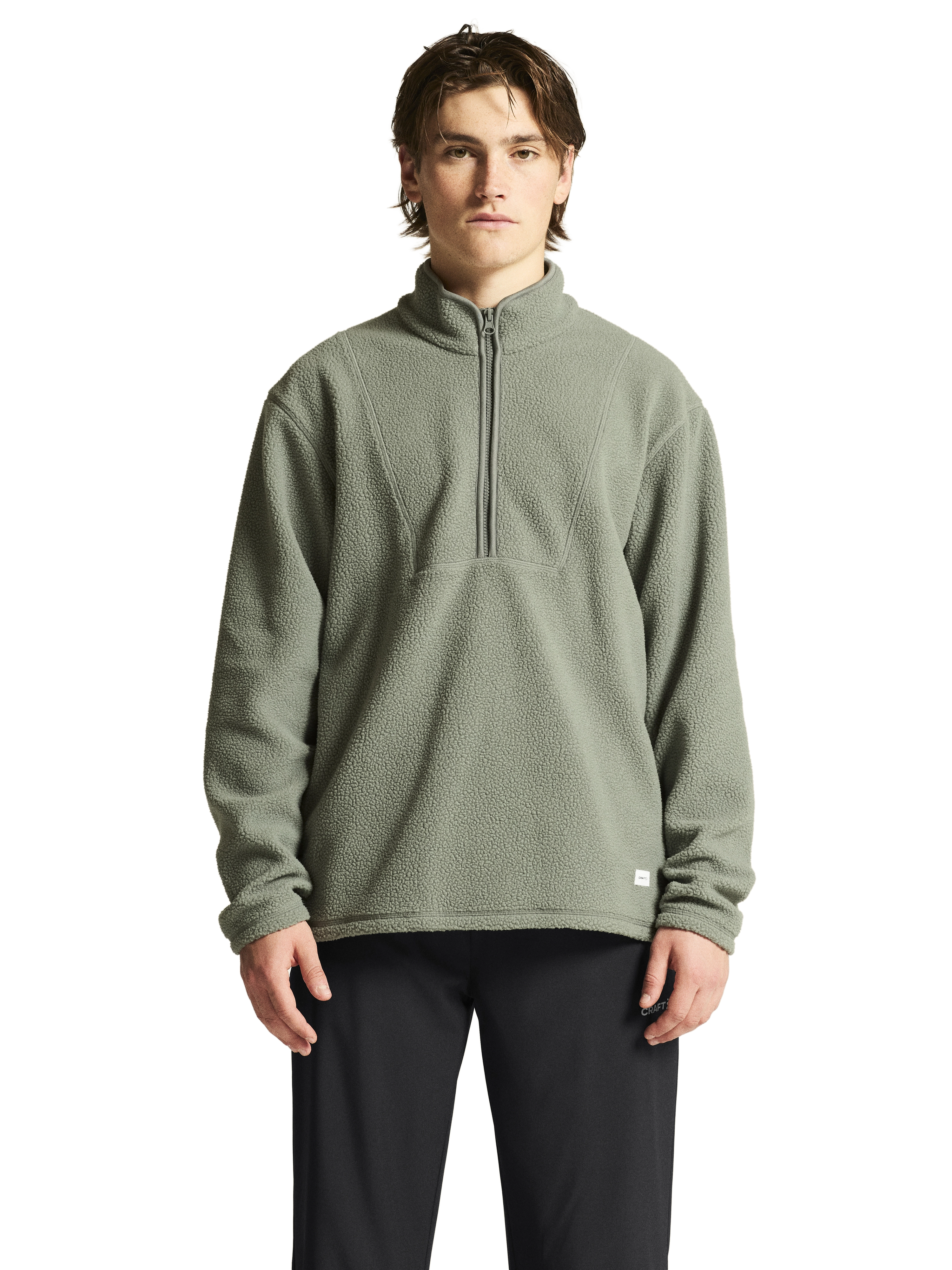 Craft Join Pile Fleece HZ Men - Leaf - XL - Fleecetrøjer