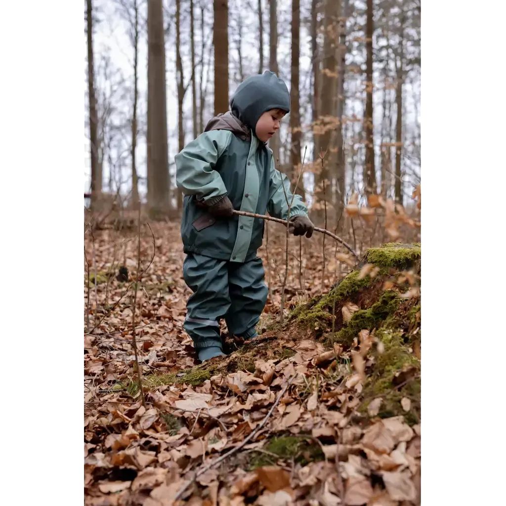 PU Rain Set + Fleece/Suspenders Recycled regnsæt