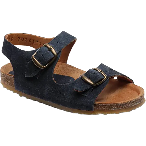Bisgaard Børnesandal med spænder str. 28-34 - Blue - 28 - Hverdagssandaler til børn