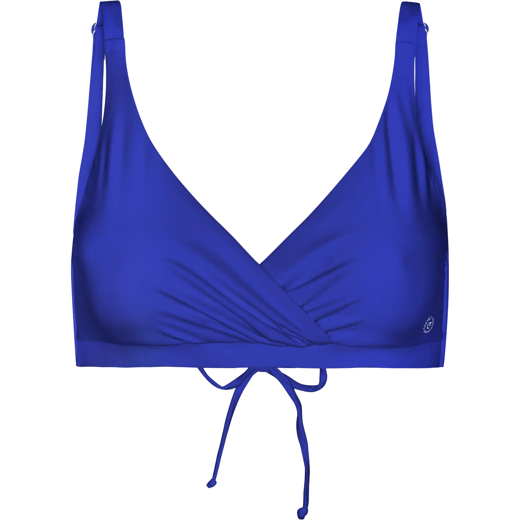 Copenhagen Cartel Istana draperet bikini top - Cartel Blue - XL