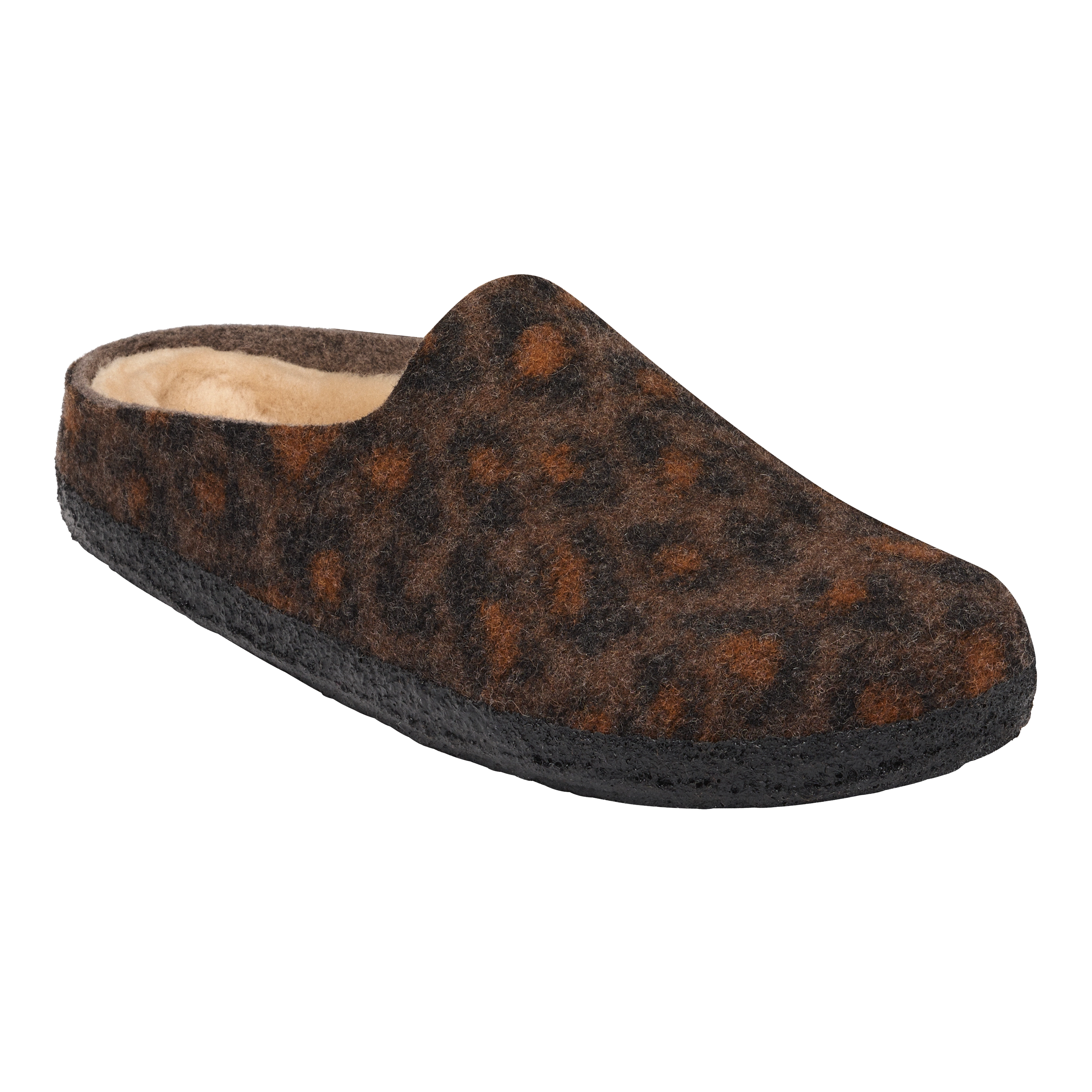 Birkenstock Amsterdam Wrapped Dip Wool Felt Narrow - Leo Pepper - 40 - Hjemmesko