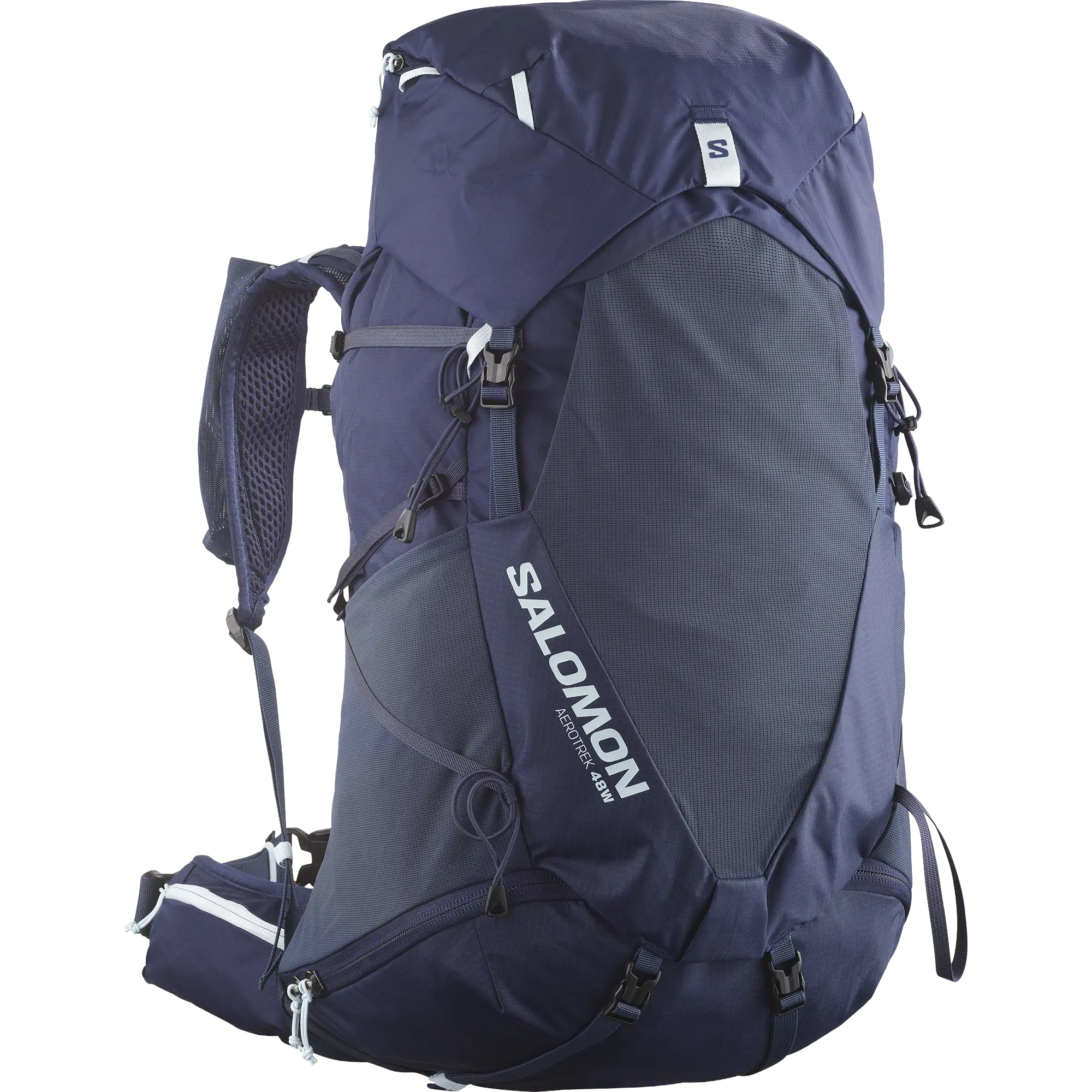 Salomon Aerotrek 48 Women - Maritime Blue/Mood Indigo/Ball - M/L - Vandrerygsække