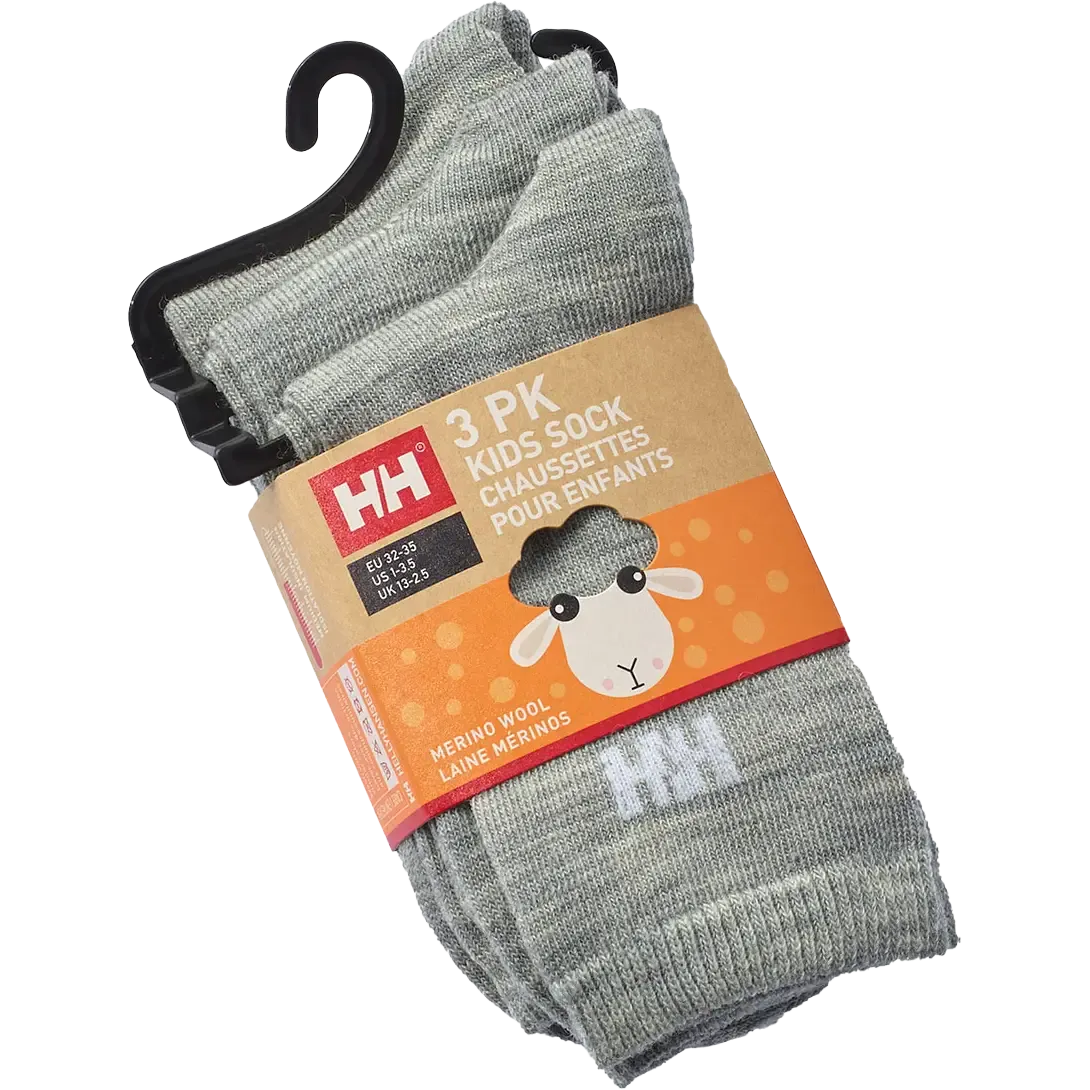 Wool Sock Basic Kids 3-pak børnesokker