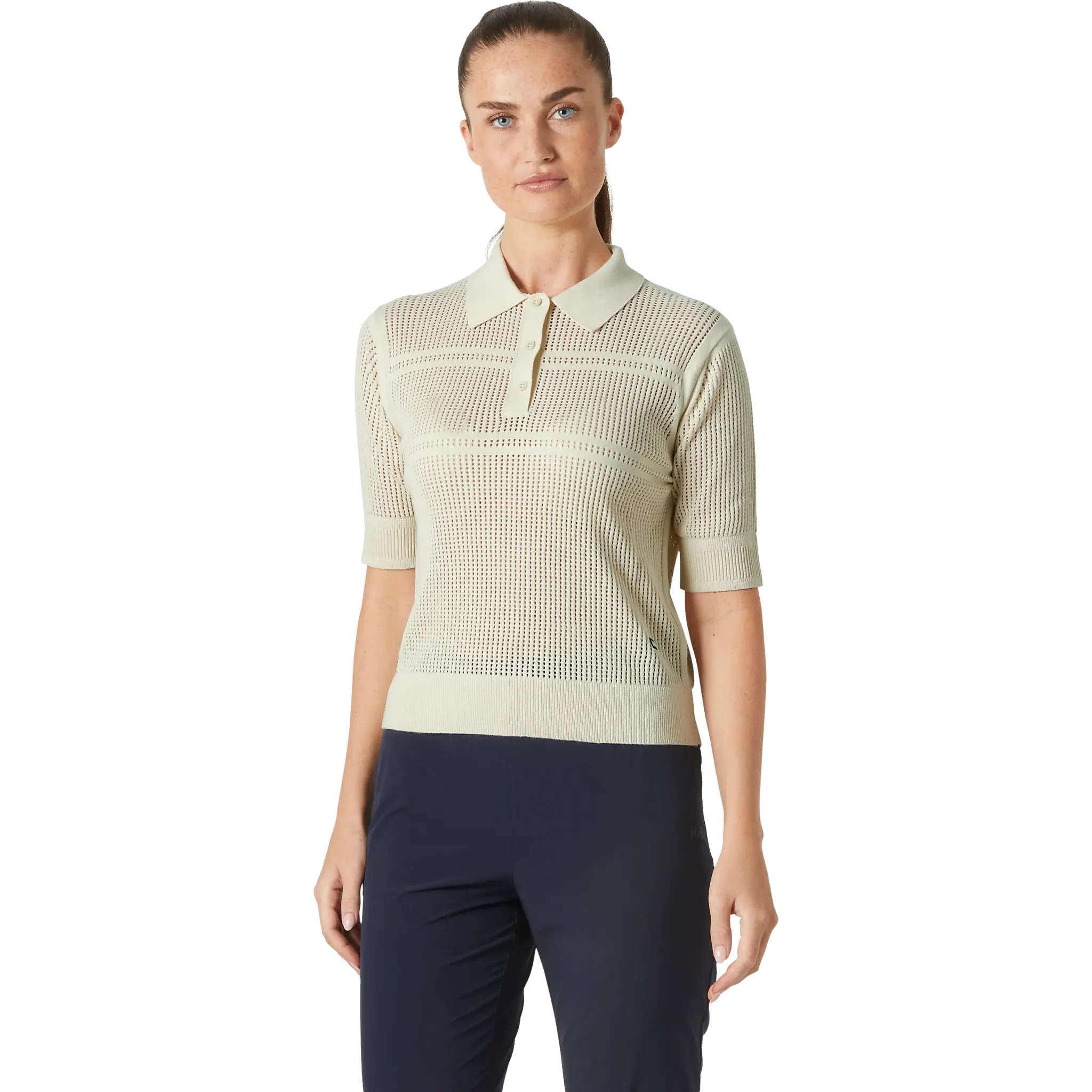 Salt Knit Polo Women