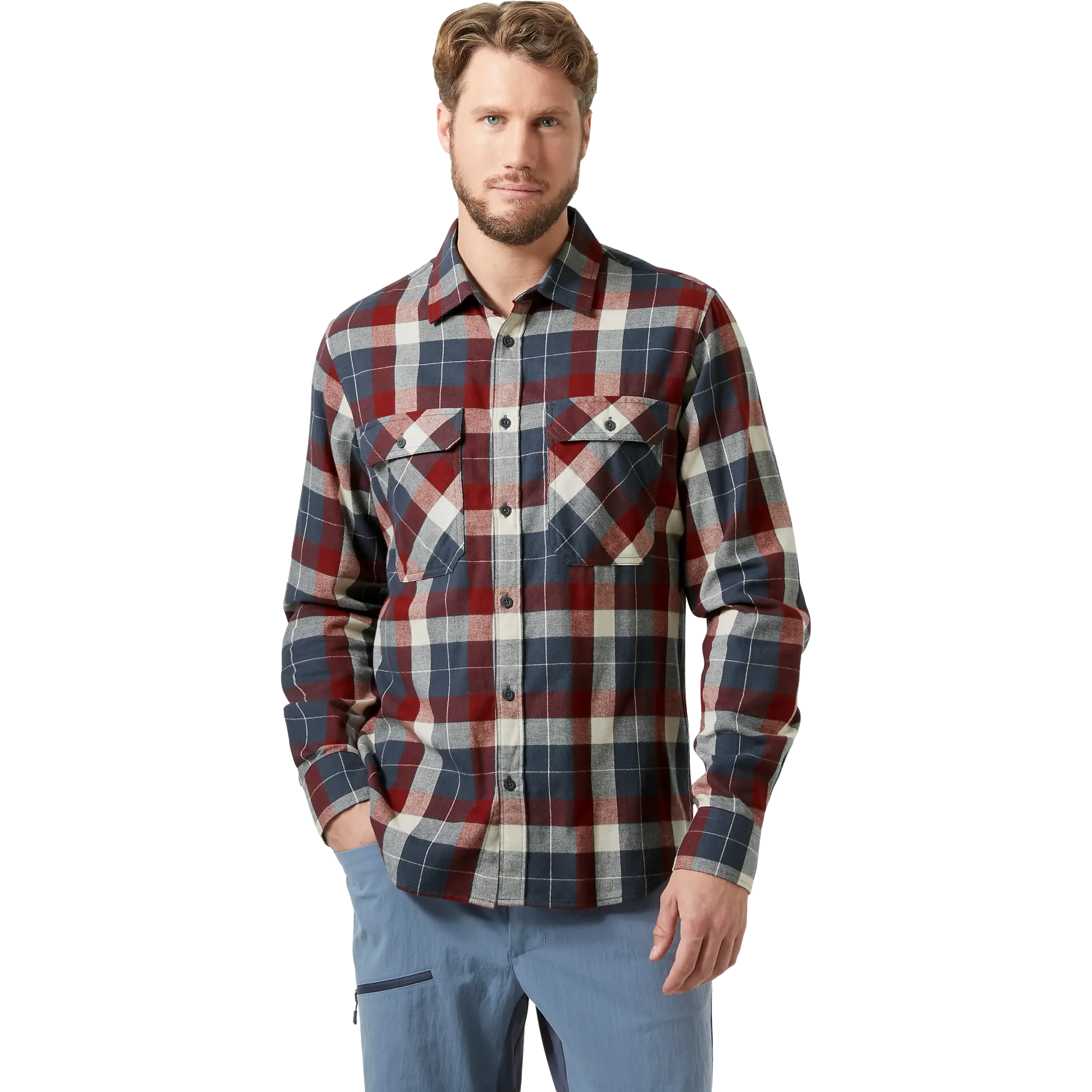 Lokka Organic Flannel LS Shirt Men herreskjorte