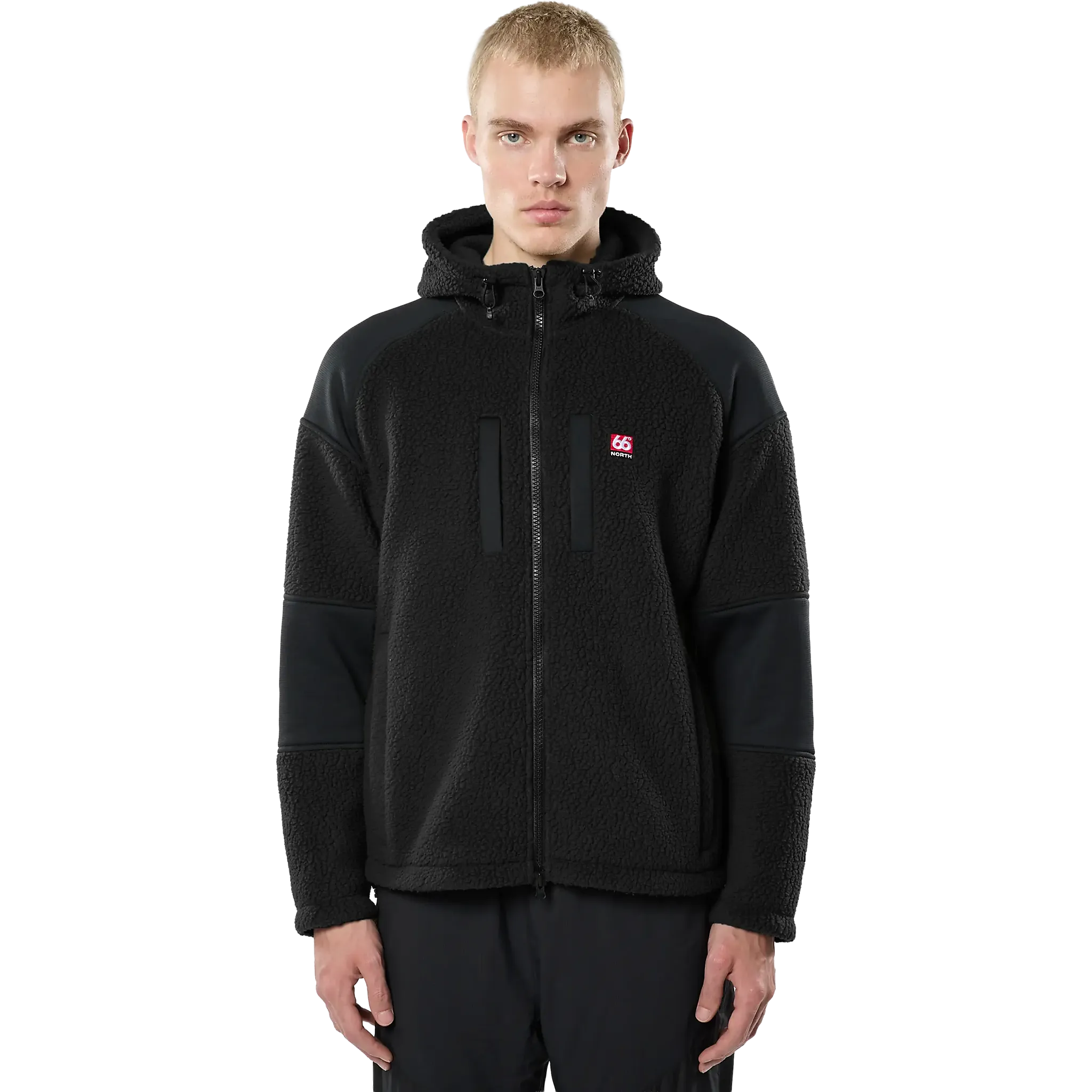Tindur Shearling Zipped Hoodie Men