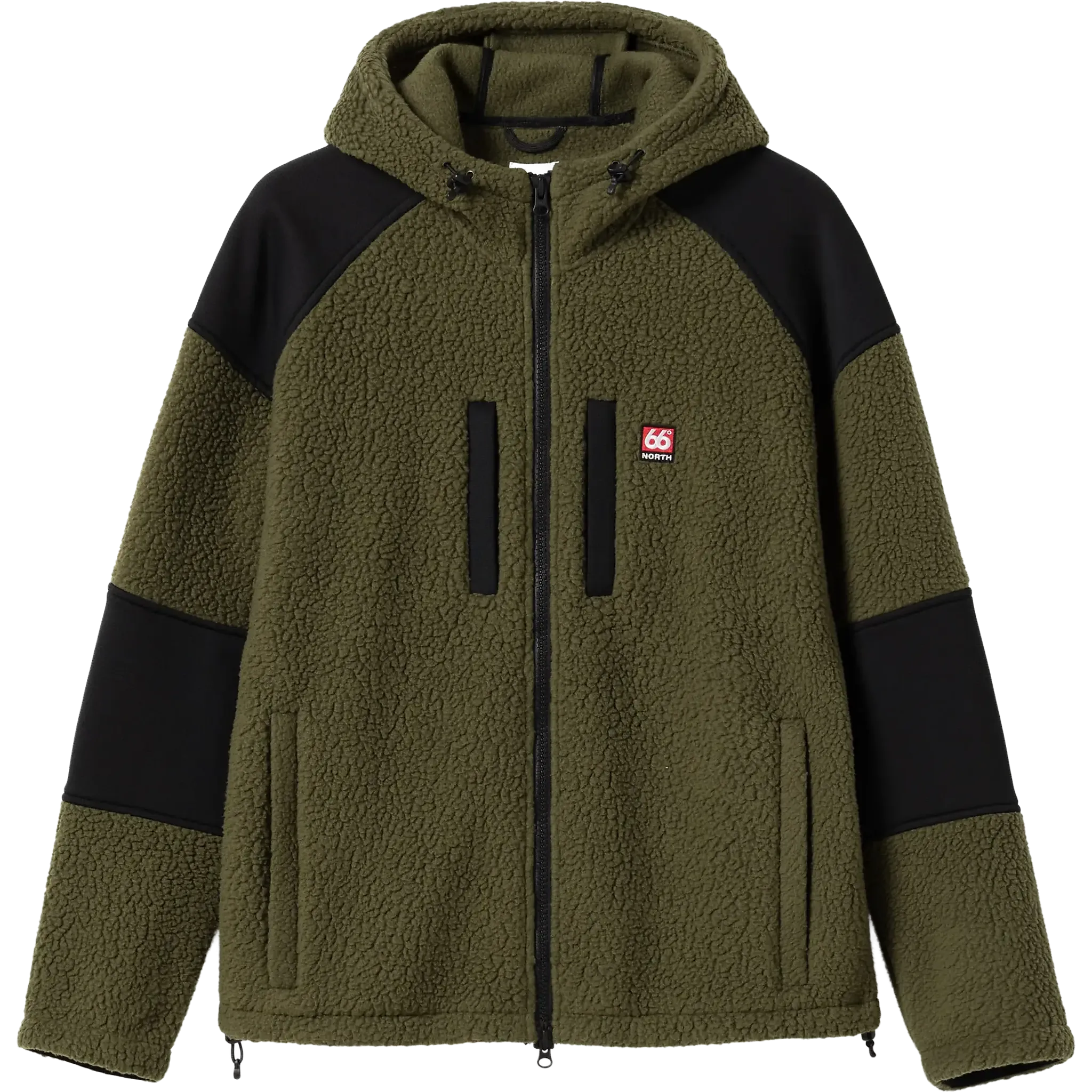 Tindur Shearling Zipped Hoodie Men
