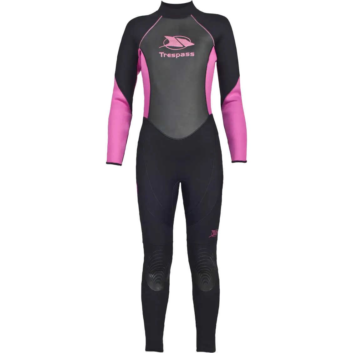Trespass Aquaria Full Wetsuit Women våddragt - Black/Pink - XS - Badetøj