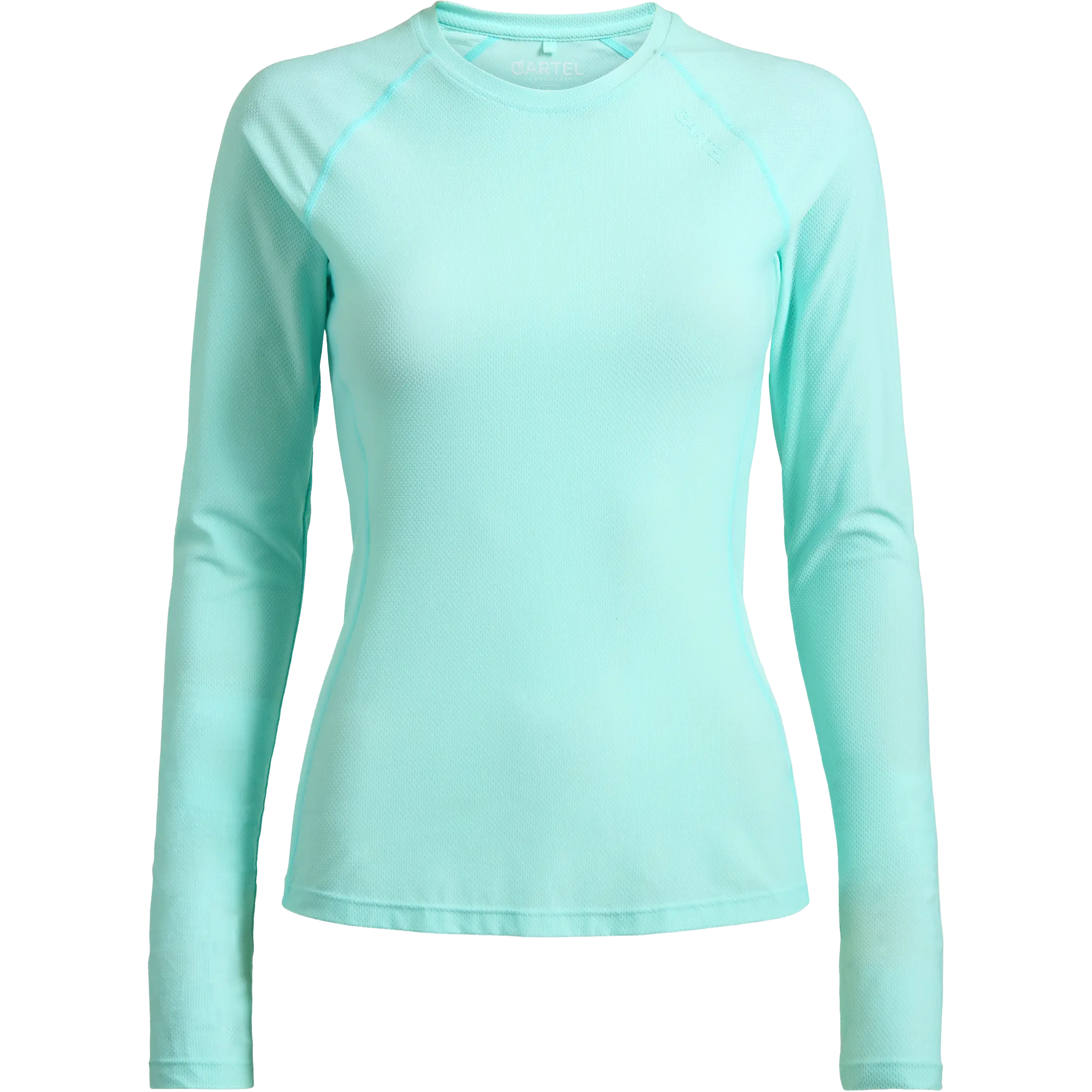 Copenhagen Cartel Motion Performance Long Sleeve Tee Women - Mint - XL - Langærmet T-shirts