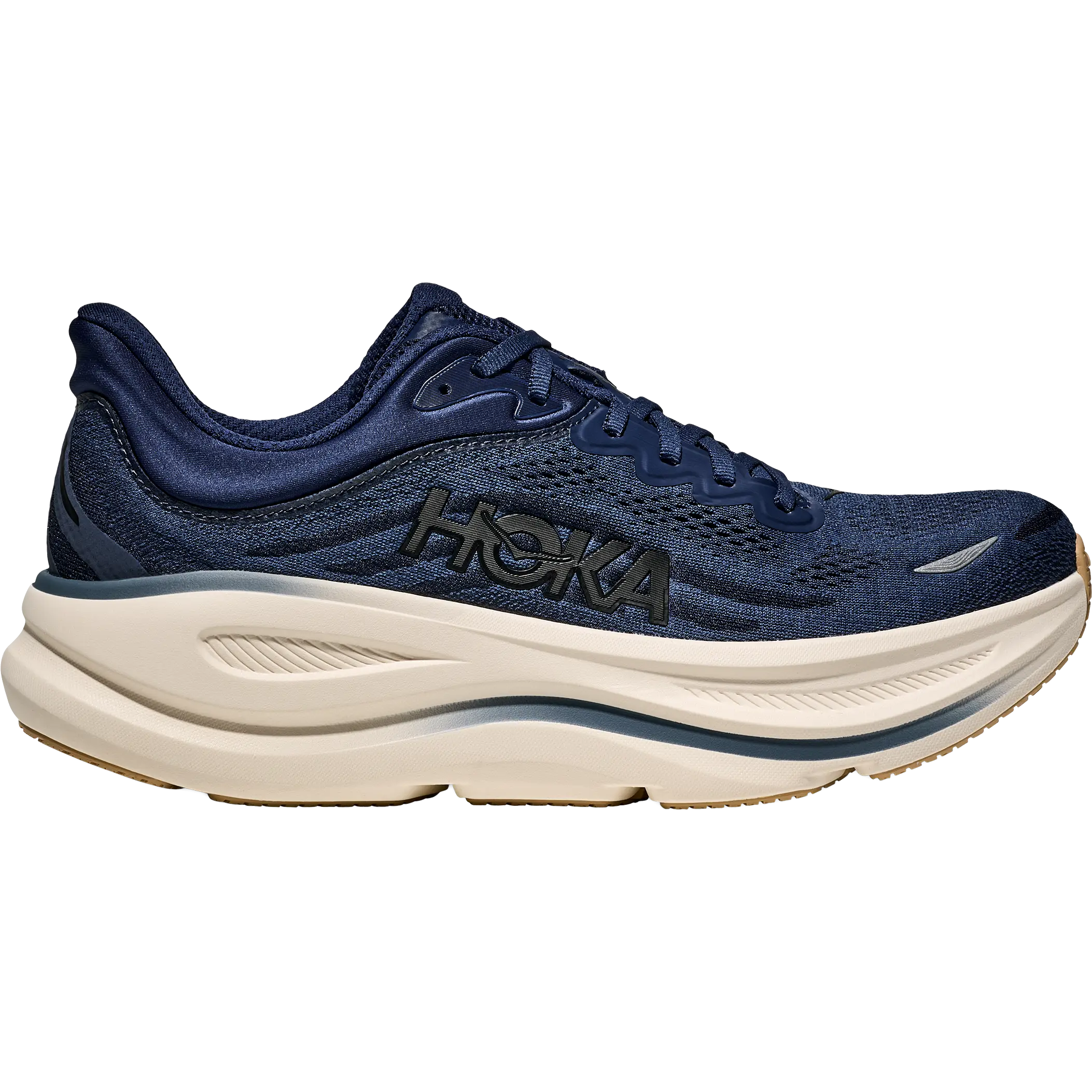 HOKA One One Bondi 9 Men - Midnight Blue/Varsity Navy - US11,5/UK11/46 - Mængdetræningssko