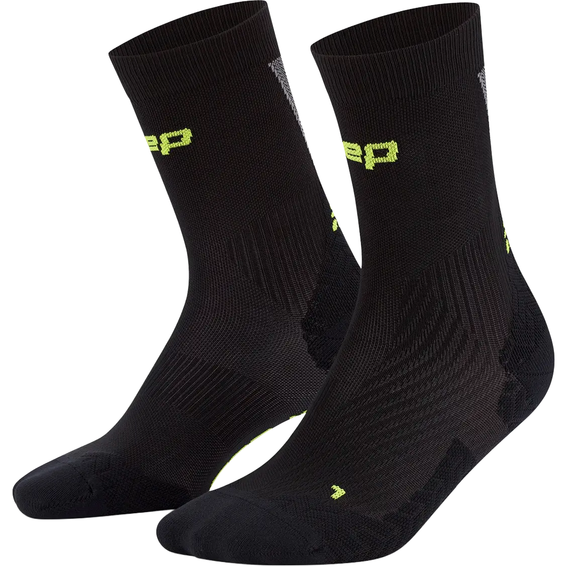 CEP Run Ultralight Socks Mid Cut 4.0 Women - Black - II 34-37 - Sportssokker