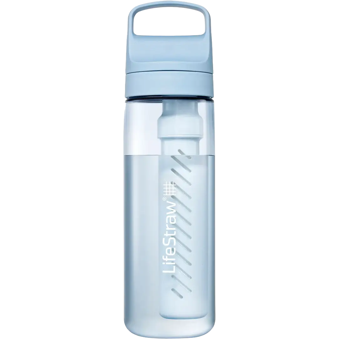 LifeStraw Go 2.0 Water Filter Bottle 22oz /0,65 liter - Icelandic Blue - One size - Vandflaske