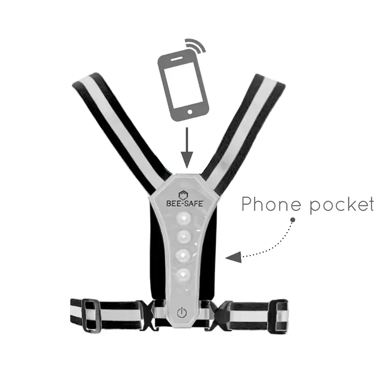 Led Harness Phone Pocket