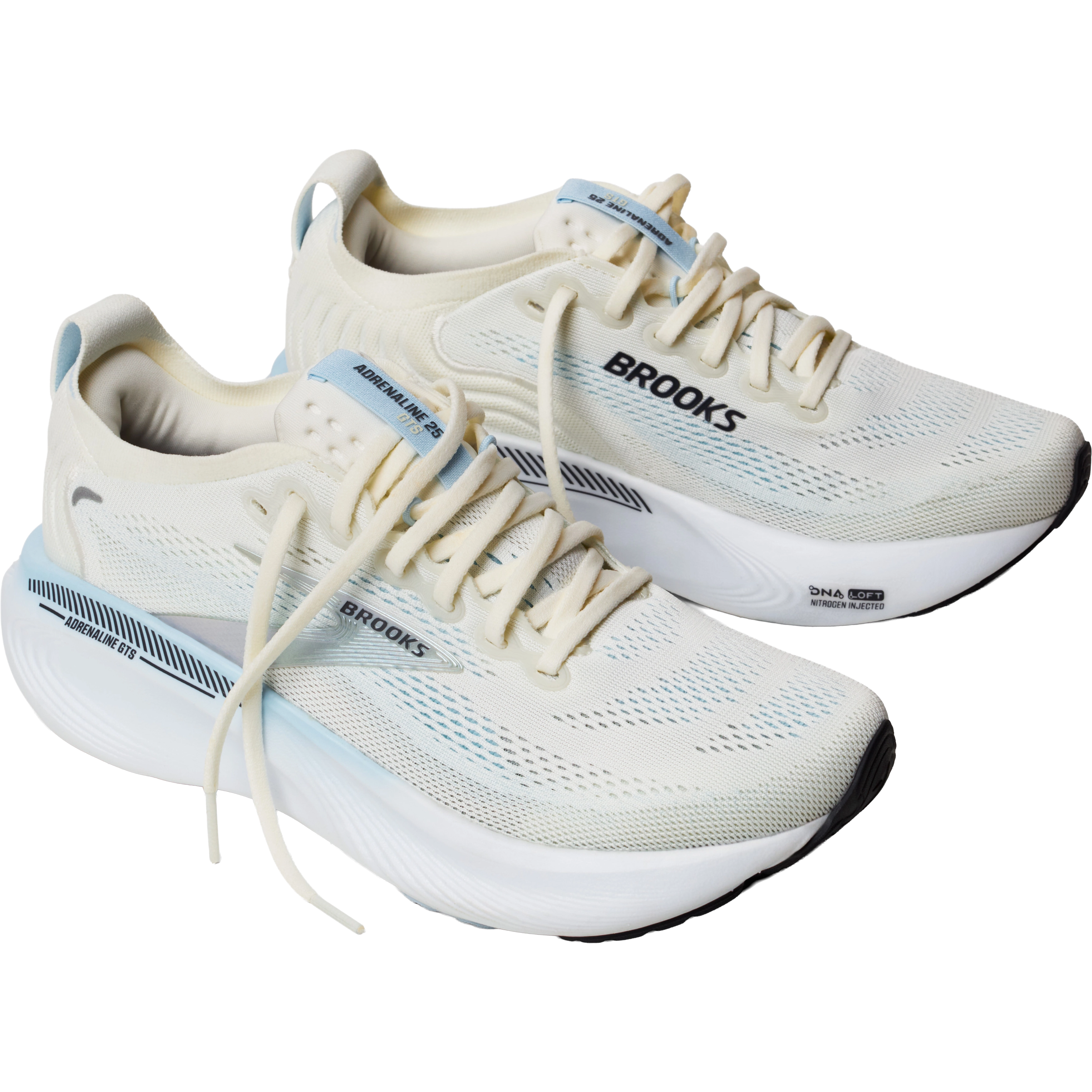 Brooks Adrenaline GTS 25 Women - Star White - US11/UK9/43 - Løbesko