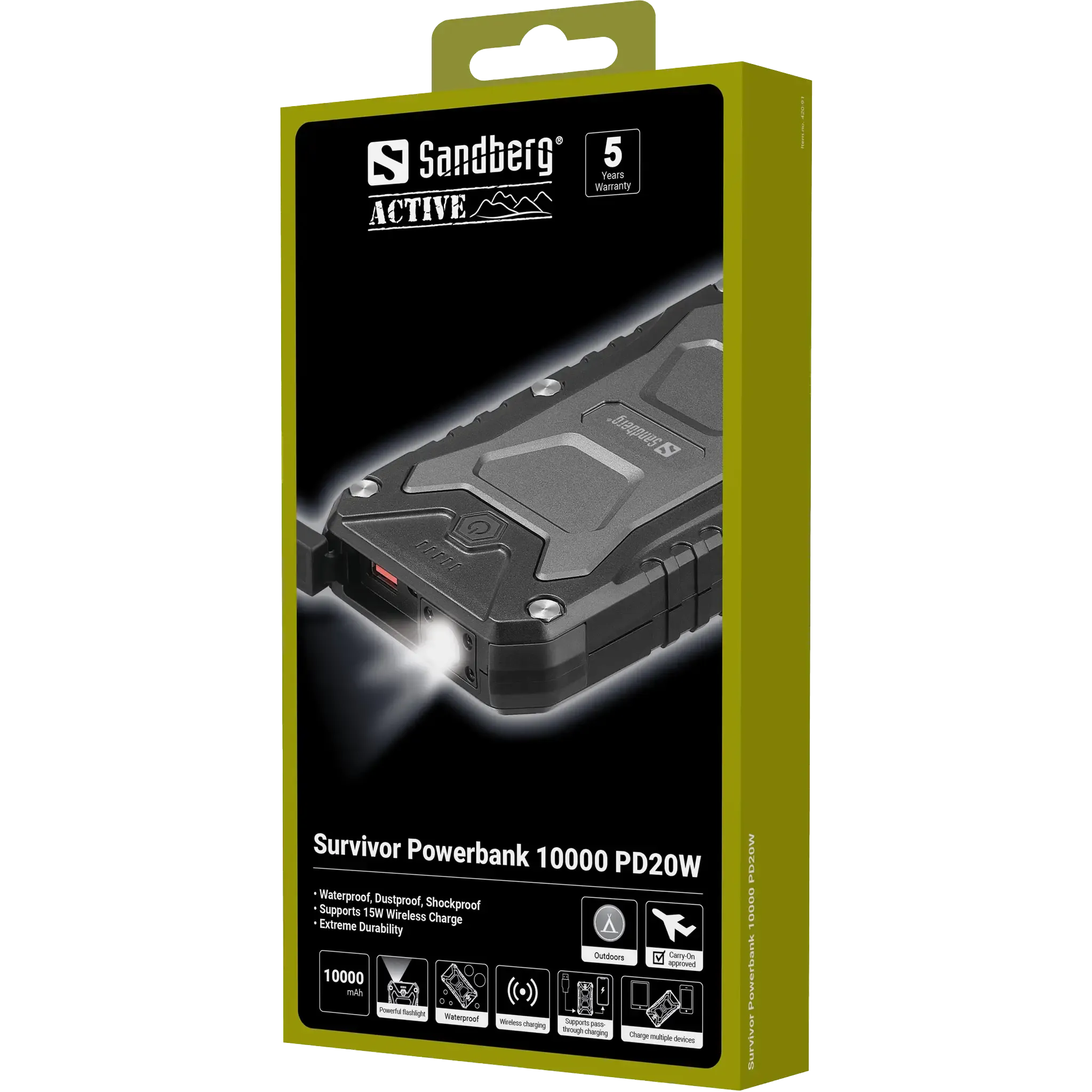 Sandberg Survivor Powerbank 10000 PD20W