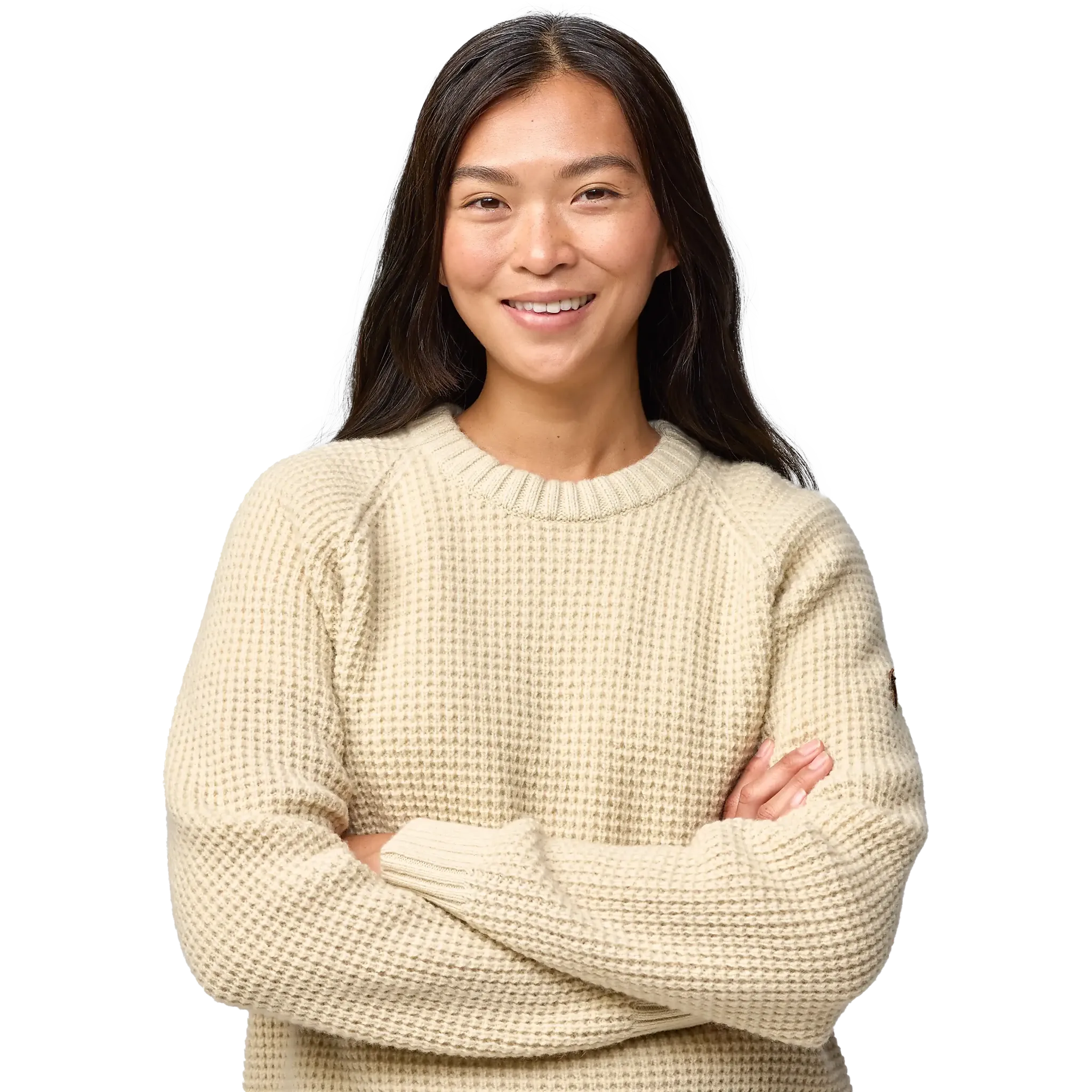 Övik Waffle Knit Women uldtrøje