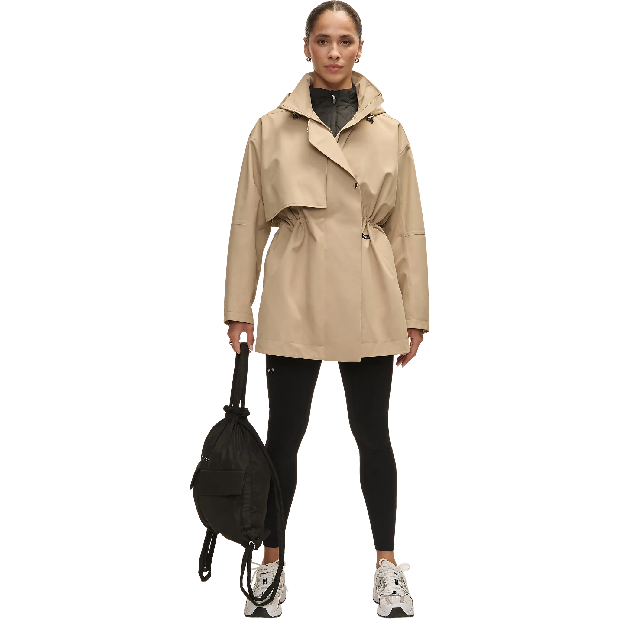 Scandi Trench Rain Coat Woman