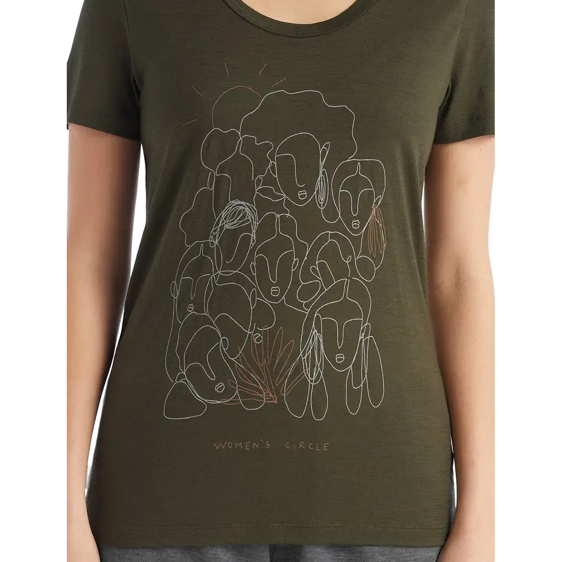 Tech Lite II SS Scoop Tee Women's Circle T-shirt