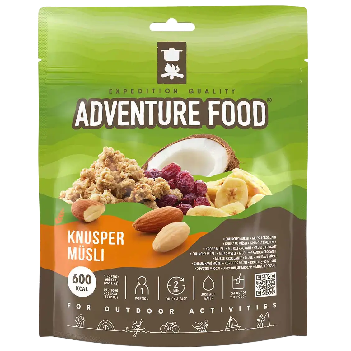 Adventure Food Knusper-Mysli måltid - One size - Mad og drikke