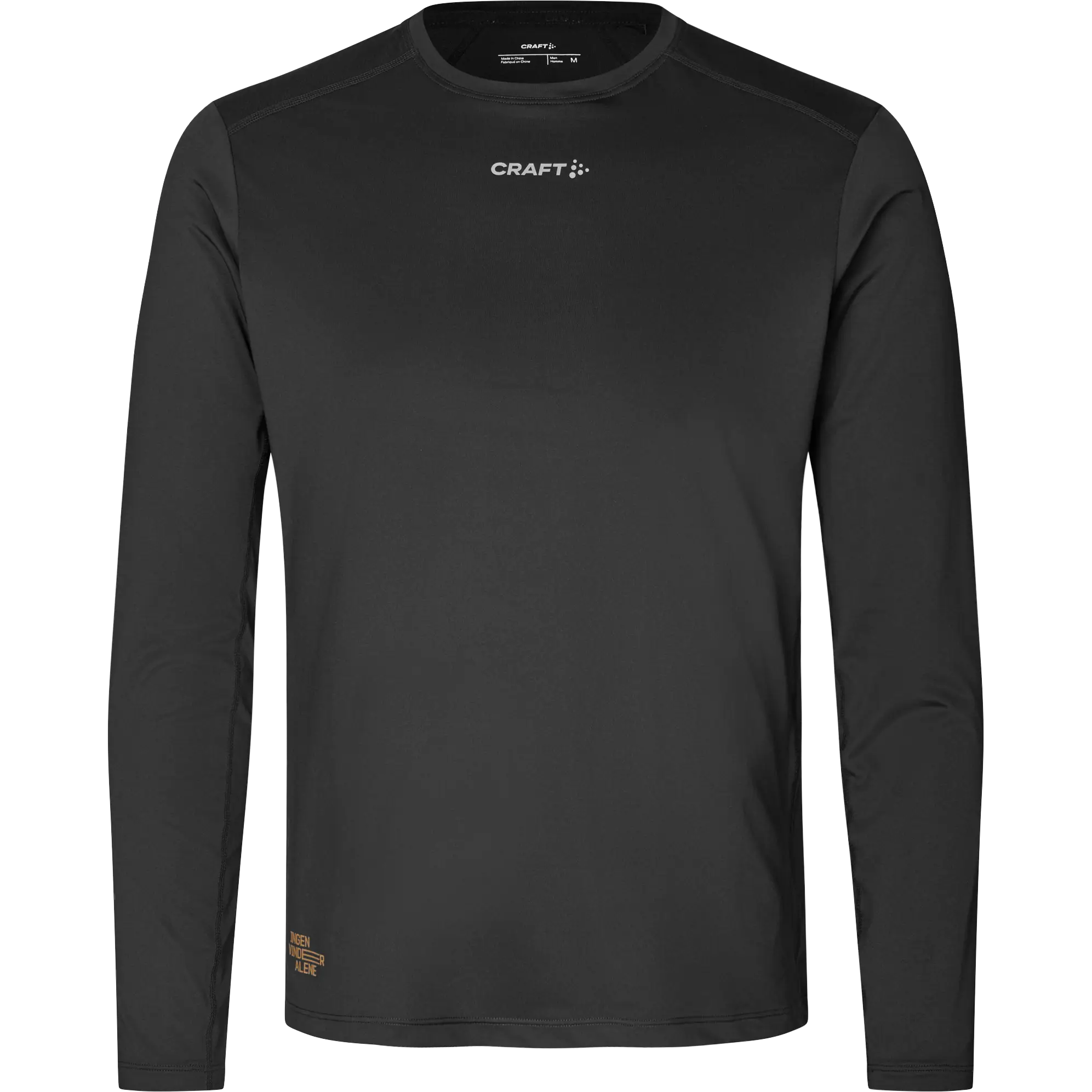 Craft Adv Essence LS Tee 2 Men - Black - L - Løbe t-shirt