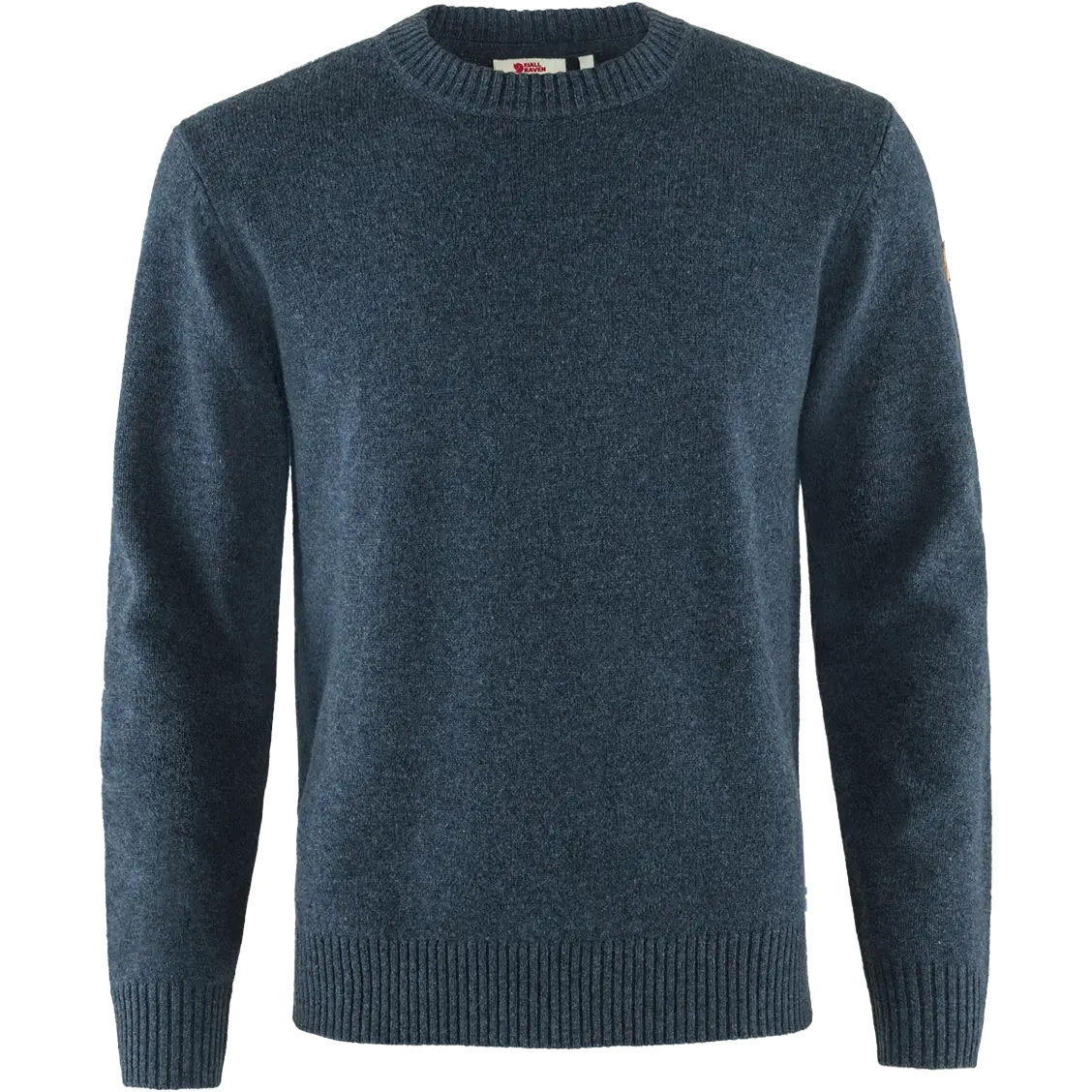 Fjällräven Övik Round-neck Sweater Men herretrøje - Navy - S - Striktrøjer