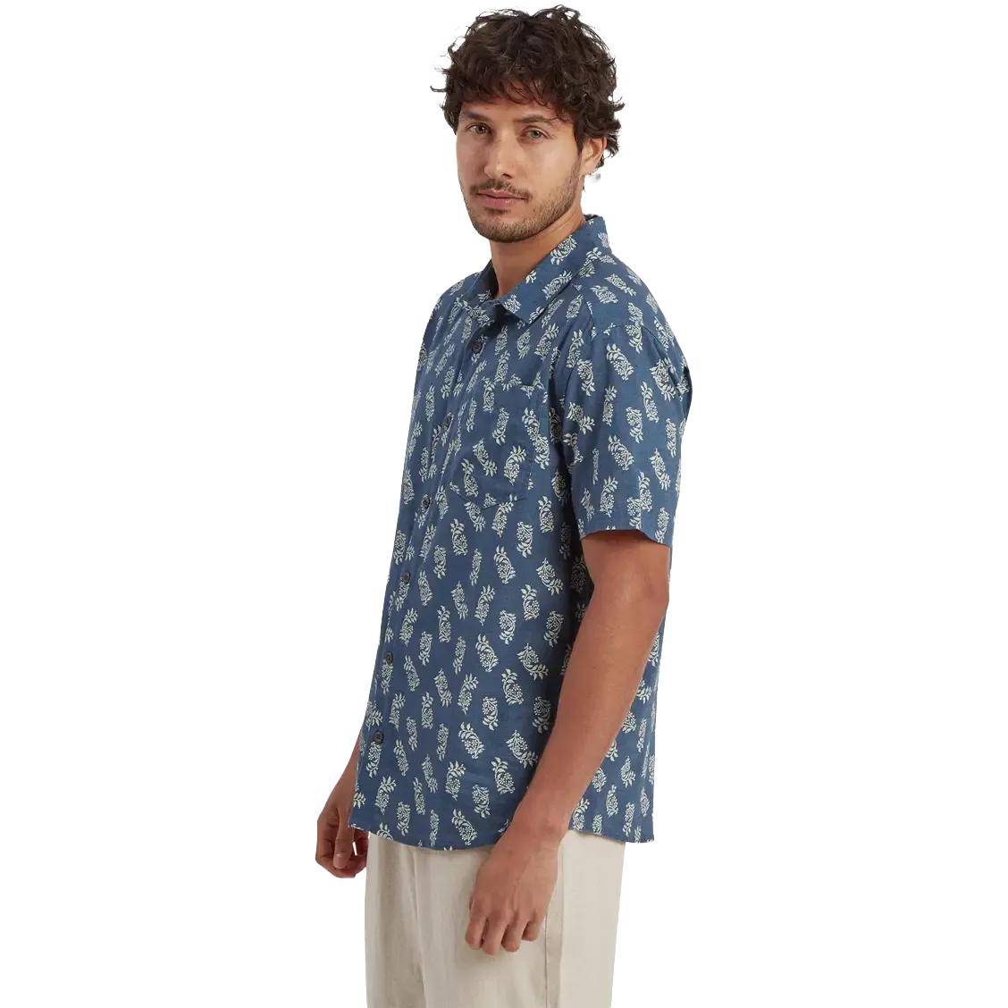 Indi Floral SS Shirt Men skjorta