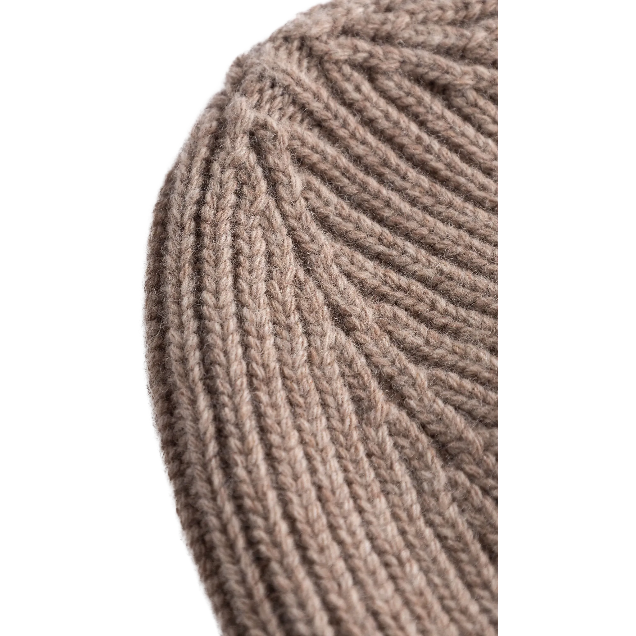 Wool Badge Beanie Women