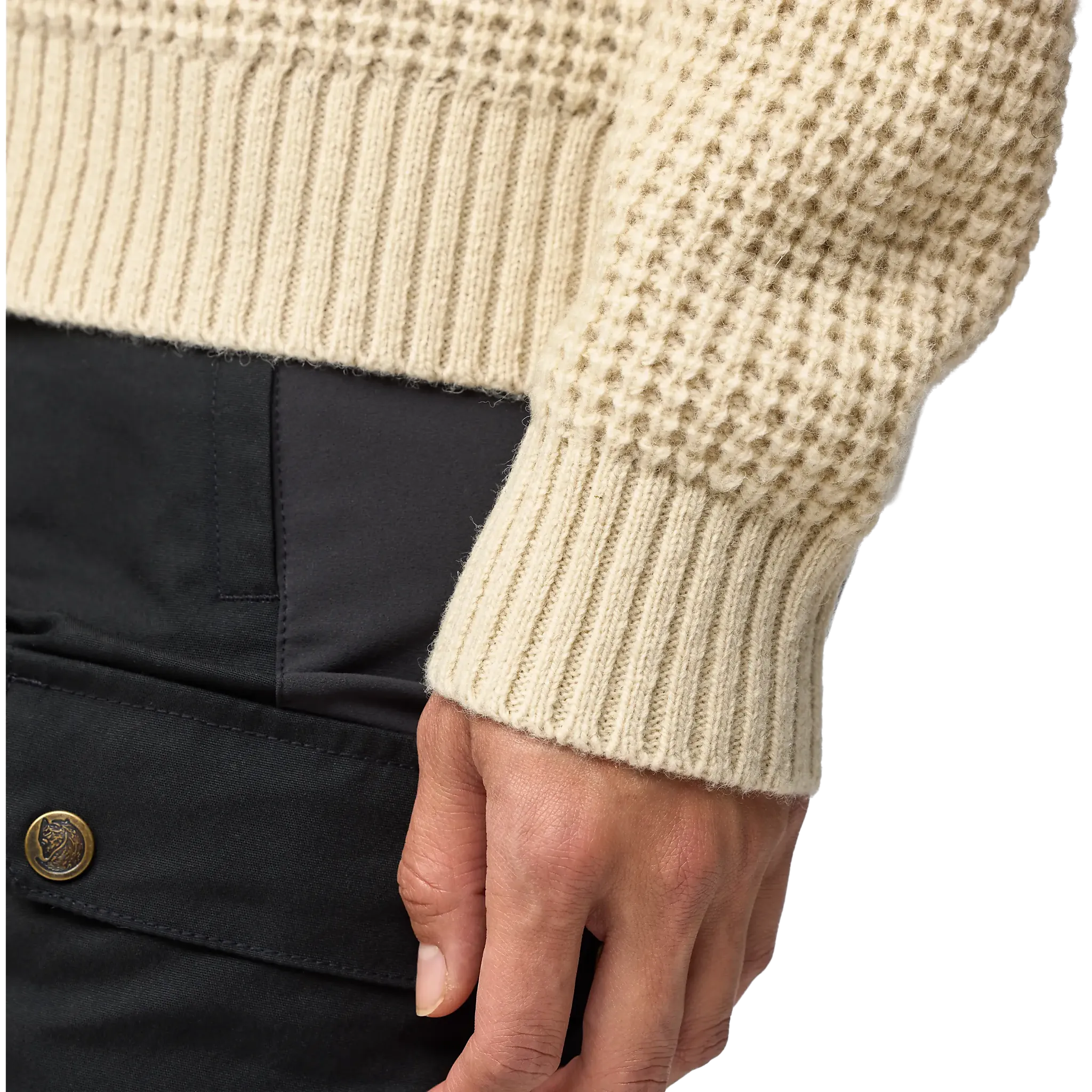 Övik Waffle Knit Women uldtrøje