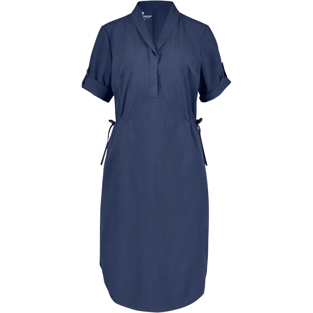 Royal Robbins Spotless Traveler Dress S/S kjole - Navy - L - Outdoor kjoler