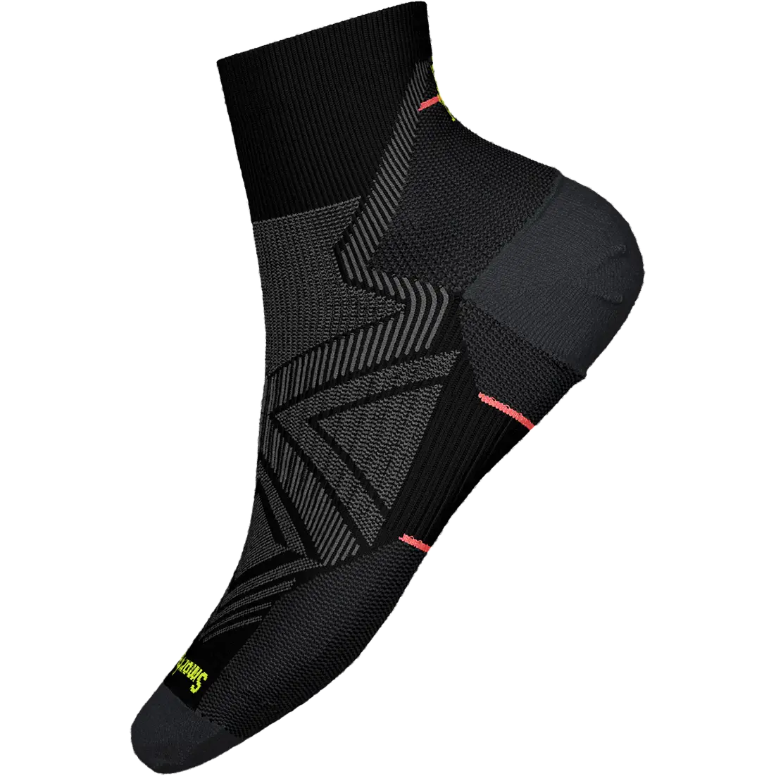Smartwool Run Zero Cushion Ankle Women uldsokker - Black - L - Uldsokker til børn