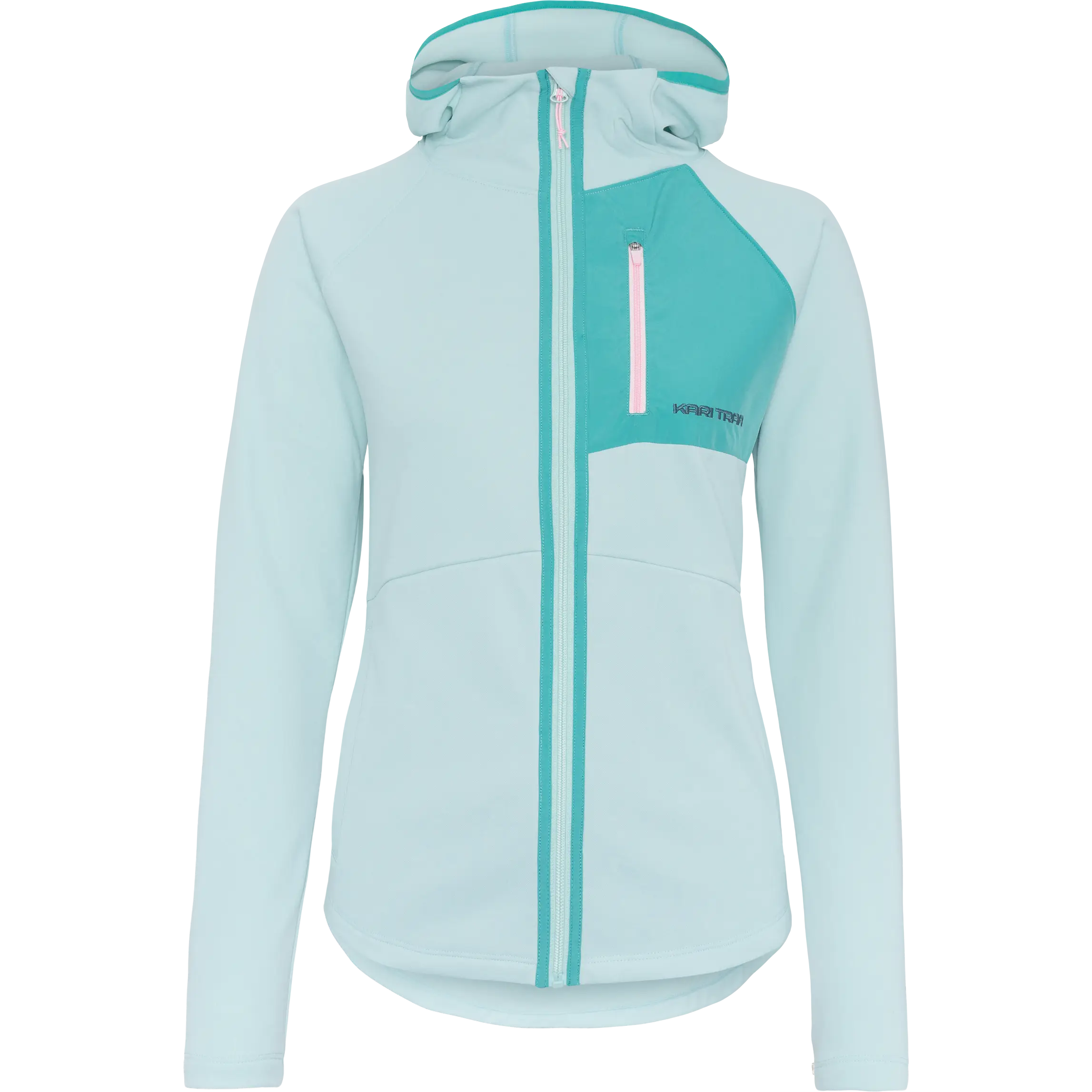 Kari Traa Nia Midlayer Women - Aquatic - M - Løbetrøjer