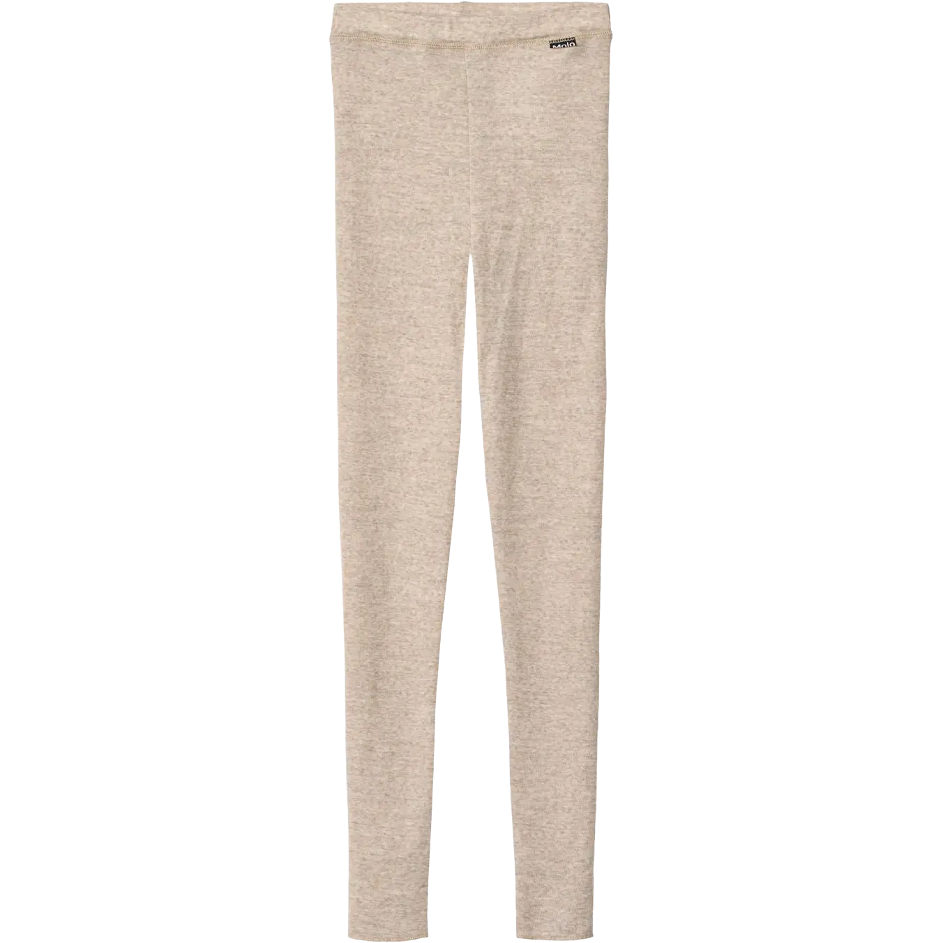 Molo Nadine Wool Kids Uldunderbukser - Oatmeal Melange - 134/140 - Uldundertøj til børn