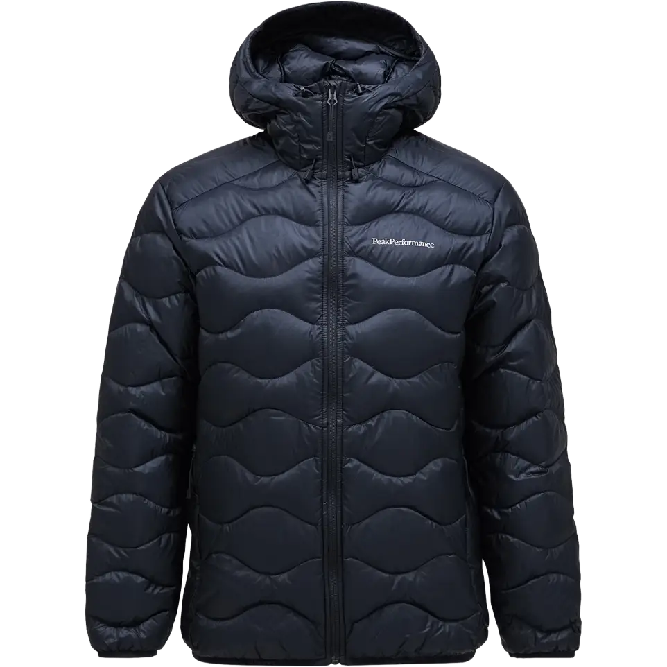 Peak Performance Helium Down Hood Jacket Men - Black - XL - Overgangsjakker