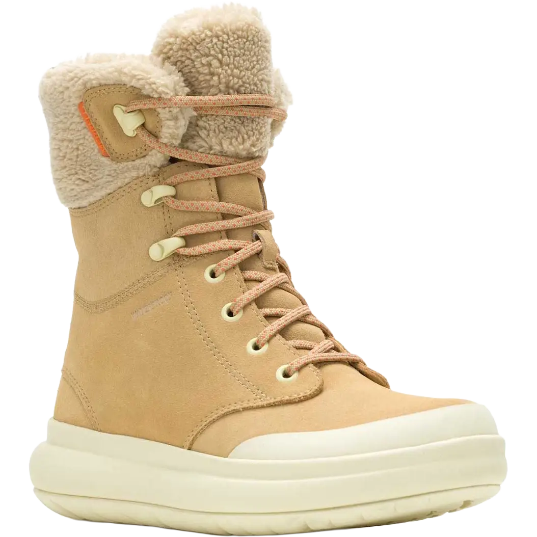 Merrell Marquette Thermo Tall Zip WP Women vinterstøvle - Tan - 41 - Vinterstøvler